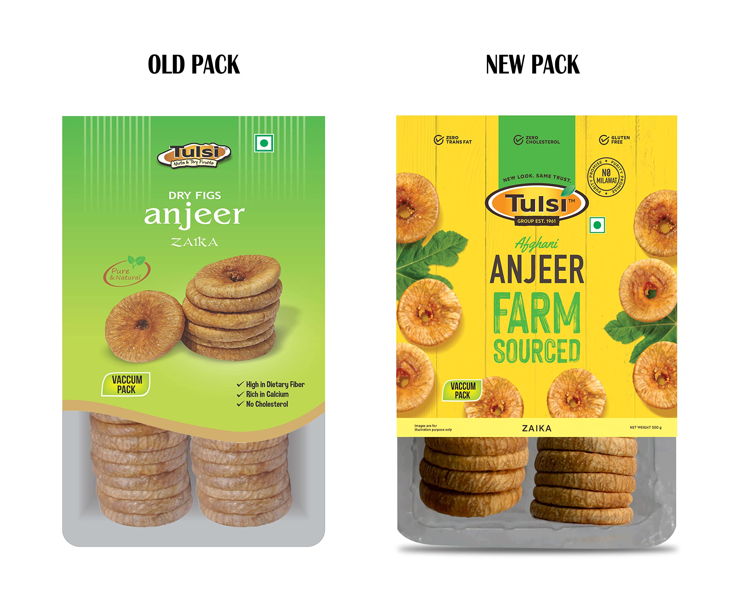 Tulsi Dry Figs Dried Anjeer Zaika 500 Gms – view 3