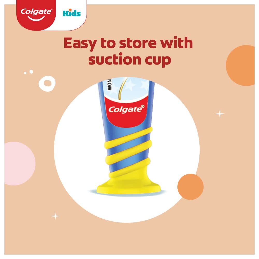 Colgate Kids Wonder Woman Extra- Soft Toothbrush (5+ Years) - 1 Pc (Pack Of 3), Manual, Blue – view 7