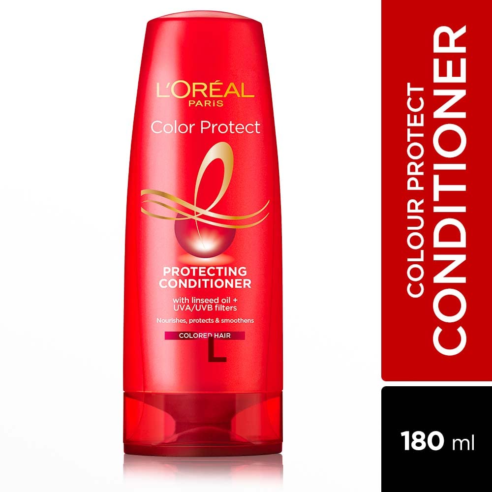 L'Oreal Paris Conditioner, Vibrant & Revived Colour, For Colour-treated Hair, Colour Protect, 180ml – view 6