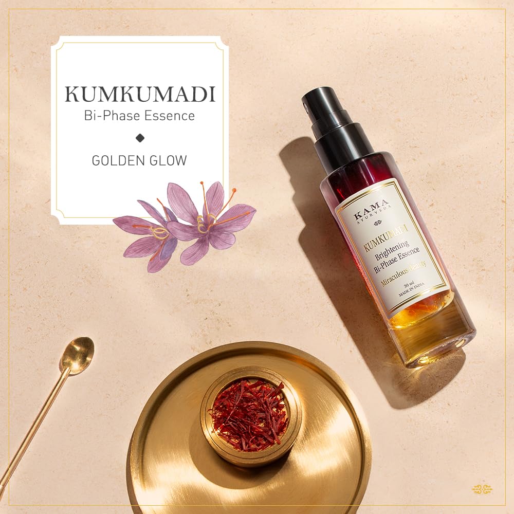 Kama Ayurveda Kumkumadi Brightening Bi- Phase Essence 12Ml – view 2