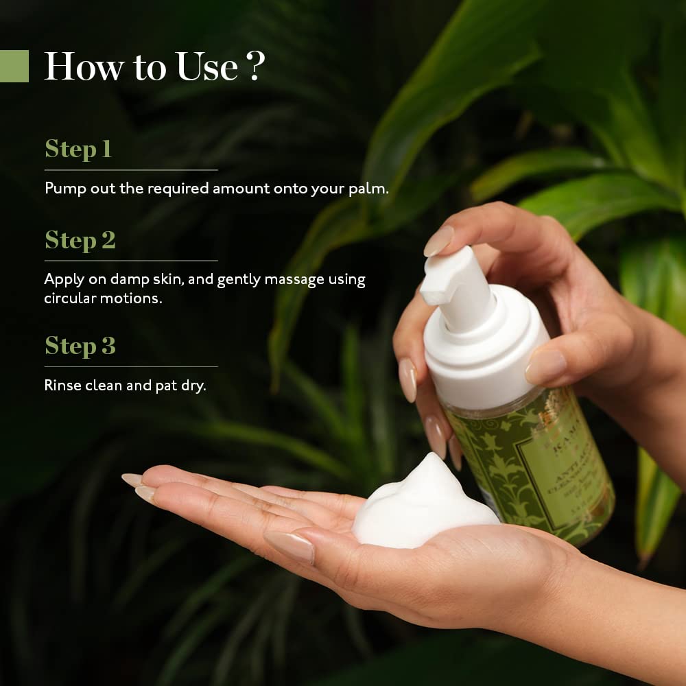 Kama Ayurveda Anti Acne Cleansing Foam, 100ml – view 6
