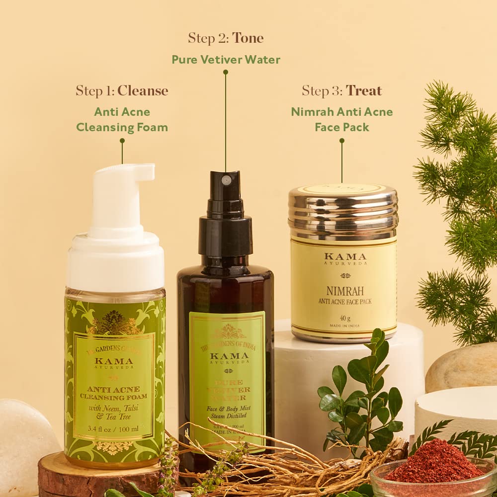 Kama Ayurveda Anti Acne Cleansing Foam, 100ml – view 7