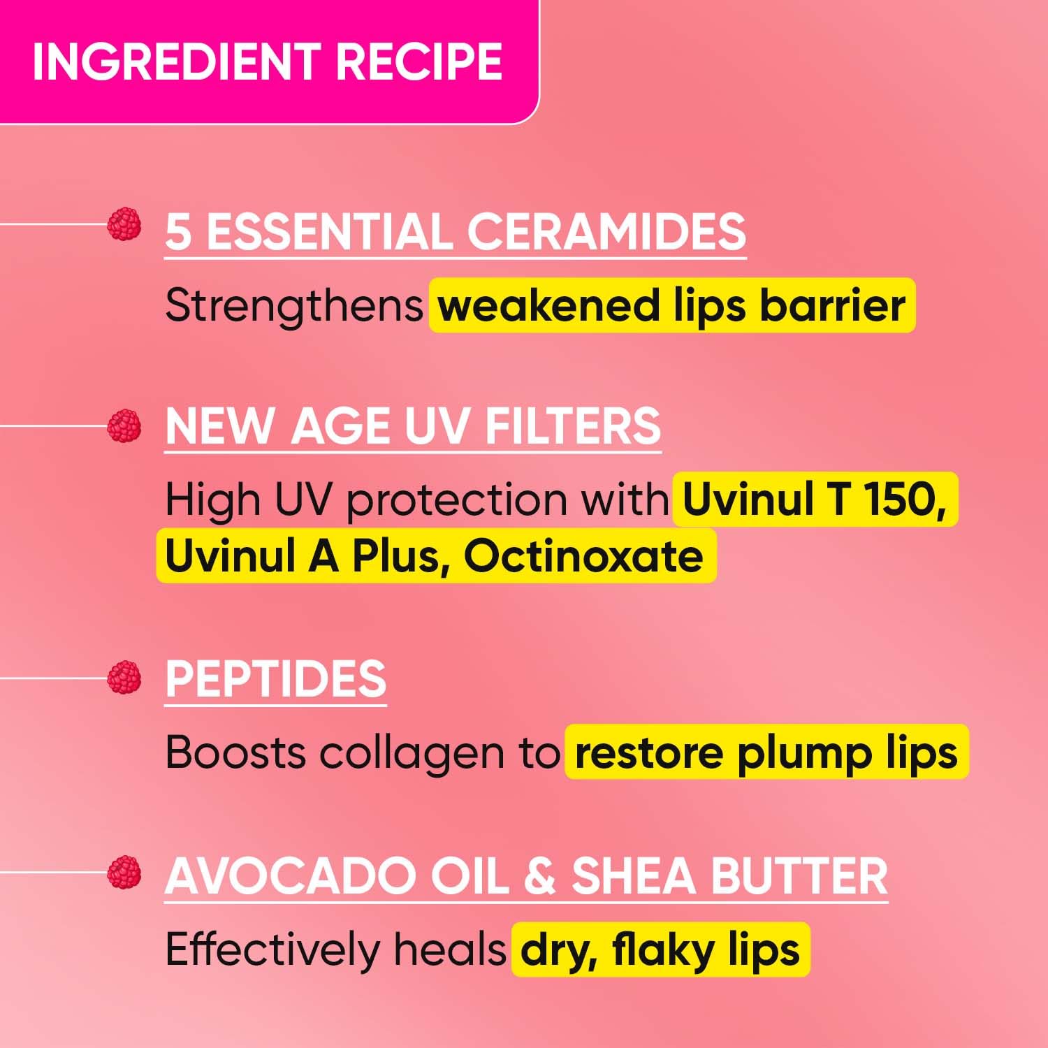 DOT & KEY Dot&Key Ceramide&Peptide Barrier Repair Lip Balm Spf 50,Pa+++ For Normal Skin – view 4