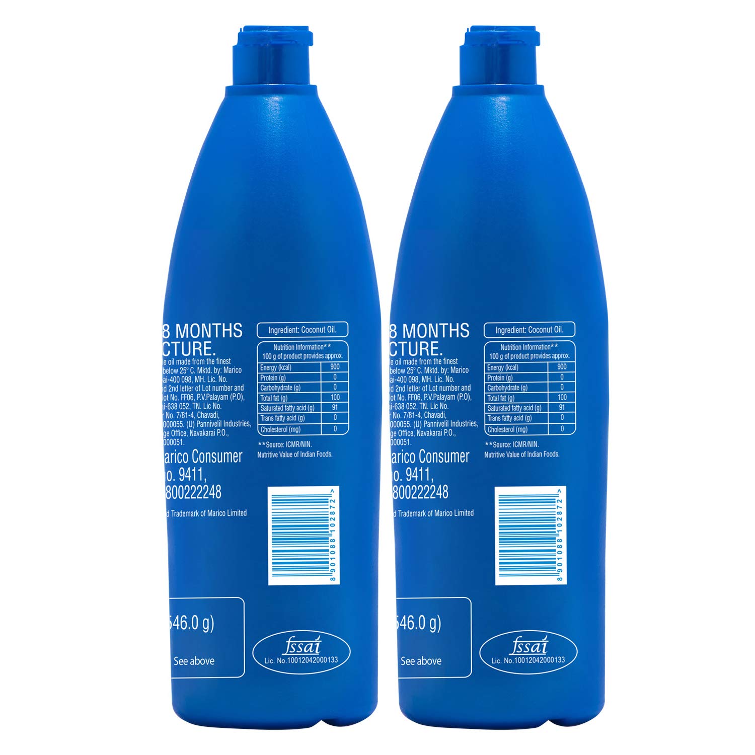 Parachute 100 % Pure Coconut Oil, 600 ml (Pack of 2) – view 7