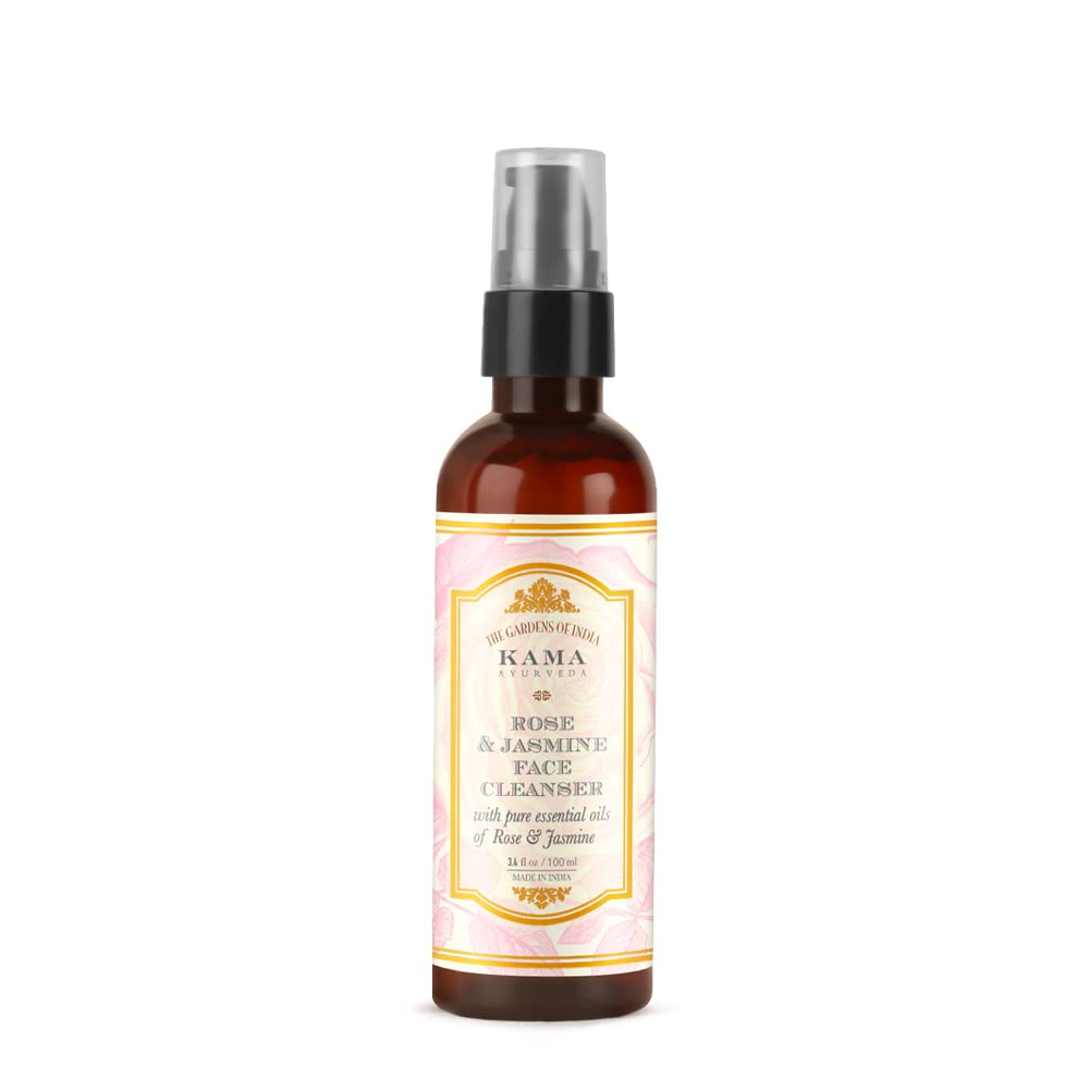 Kama Ayurveda hydrating rose and jasmine face cleanser bottle