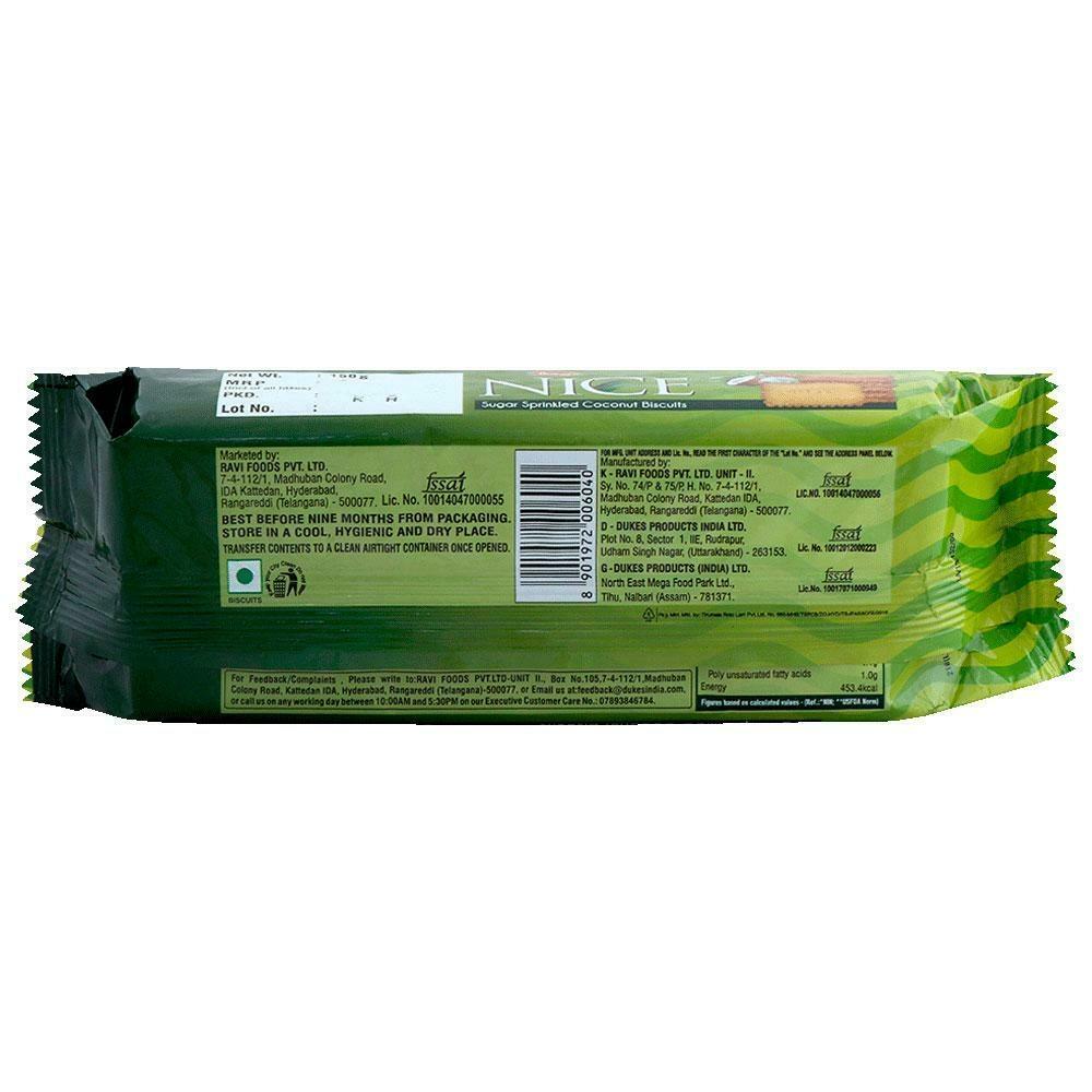 Dukes Nice Sugar Sprinkled Coconut Biscuits 150 G – view 2