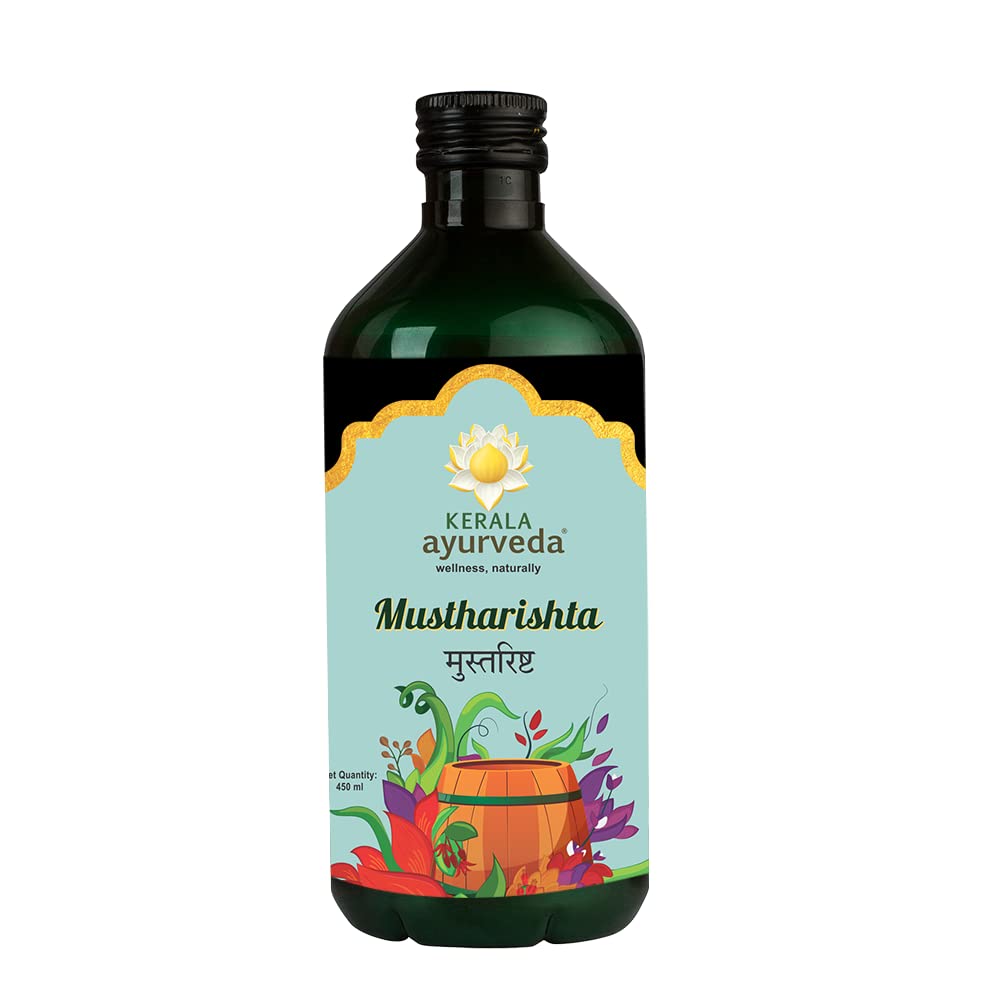 Kerala Ayurveda Mustharishtam 435 ml herbal syrup bottle pack