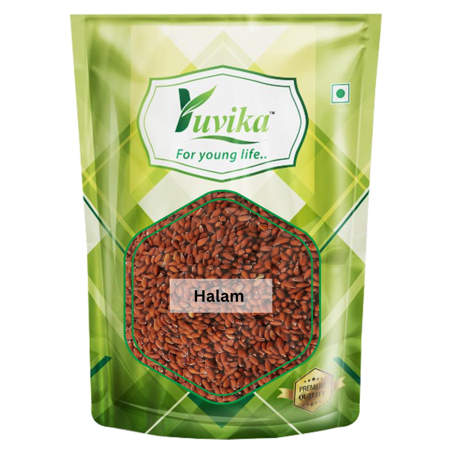 Yuvika garden cress halim seeds in 100 gram bag