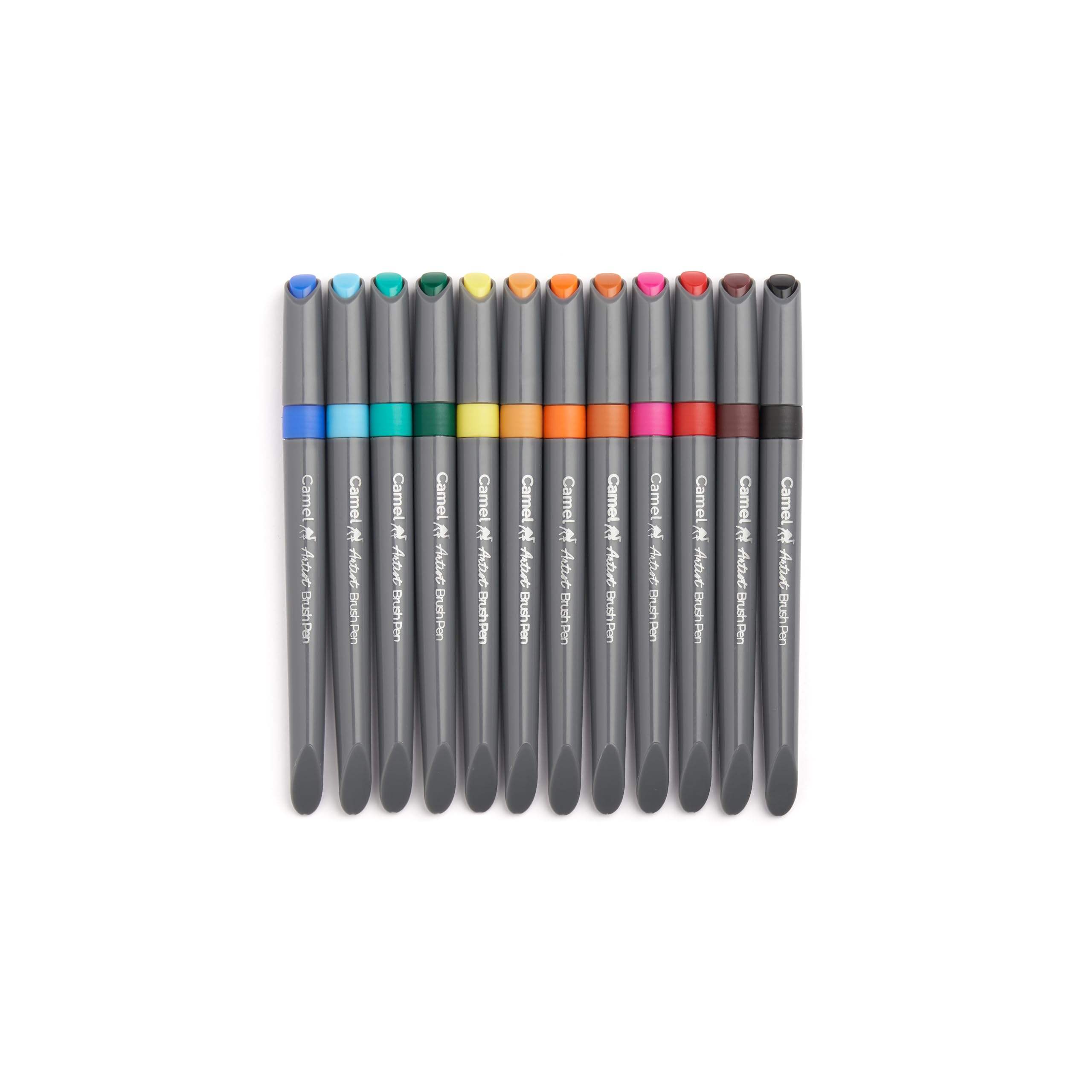 Camel Artist Fine Brush Pen Set - 12 Shades, Assorted – view 2