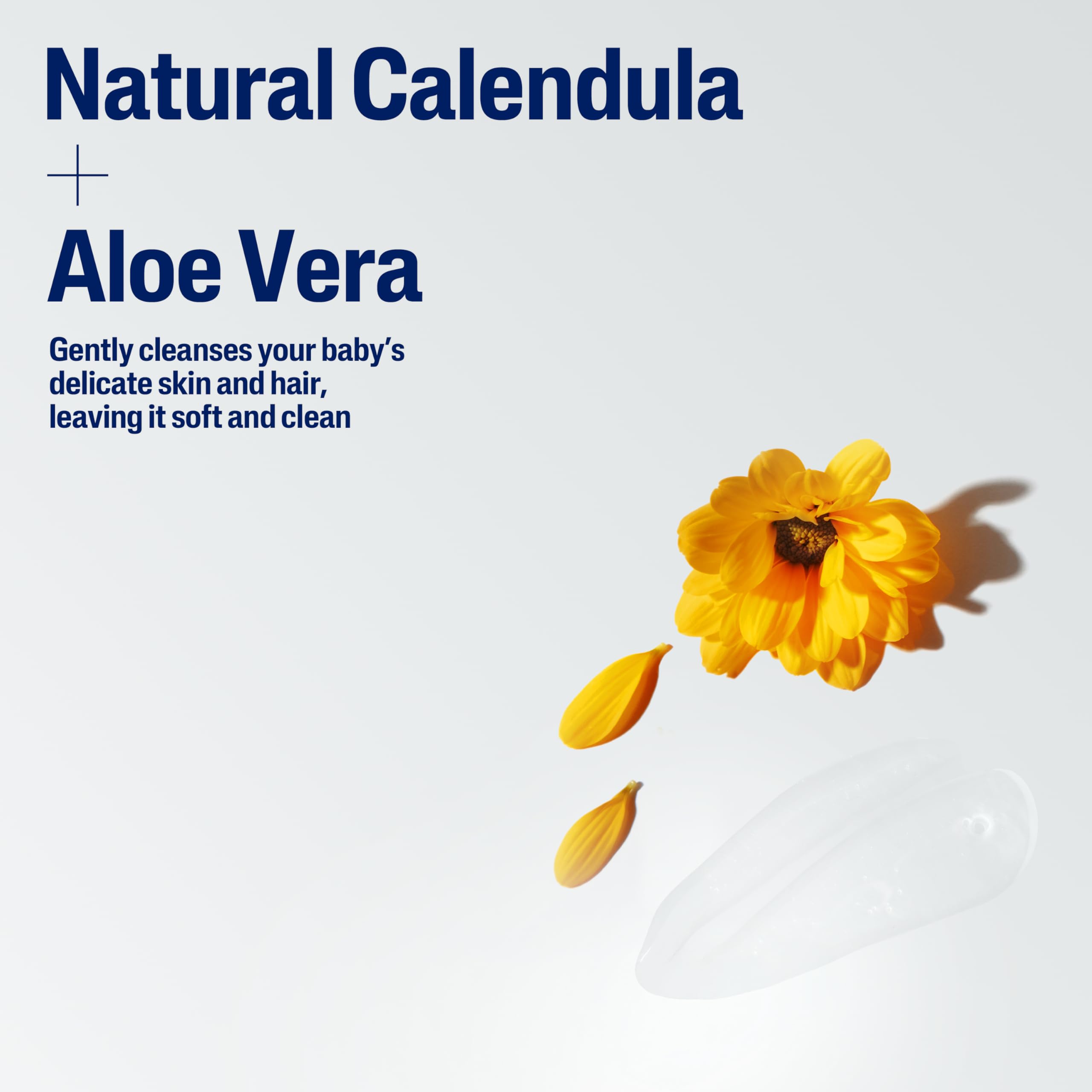 Cetaphil Baby Wash & Shampoo with Organic Calendula (400ml) – view 3
