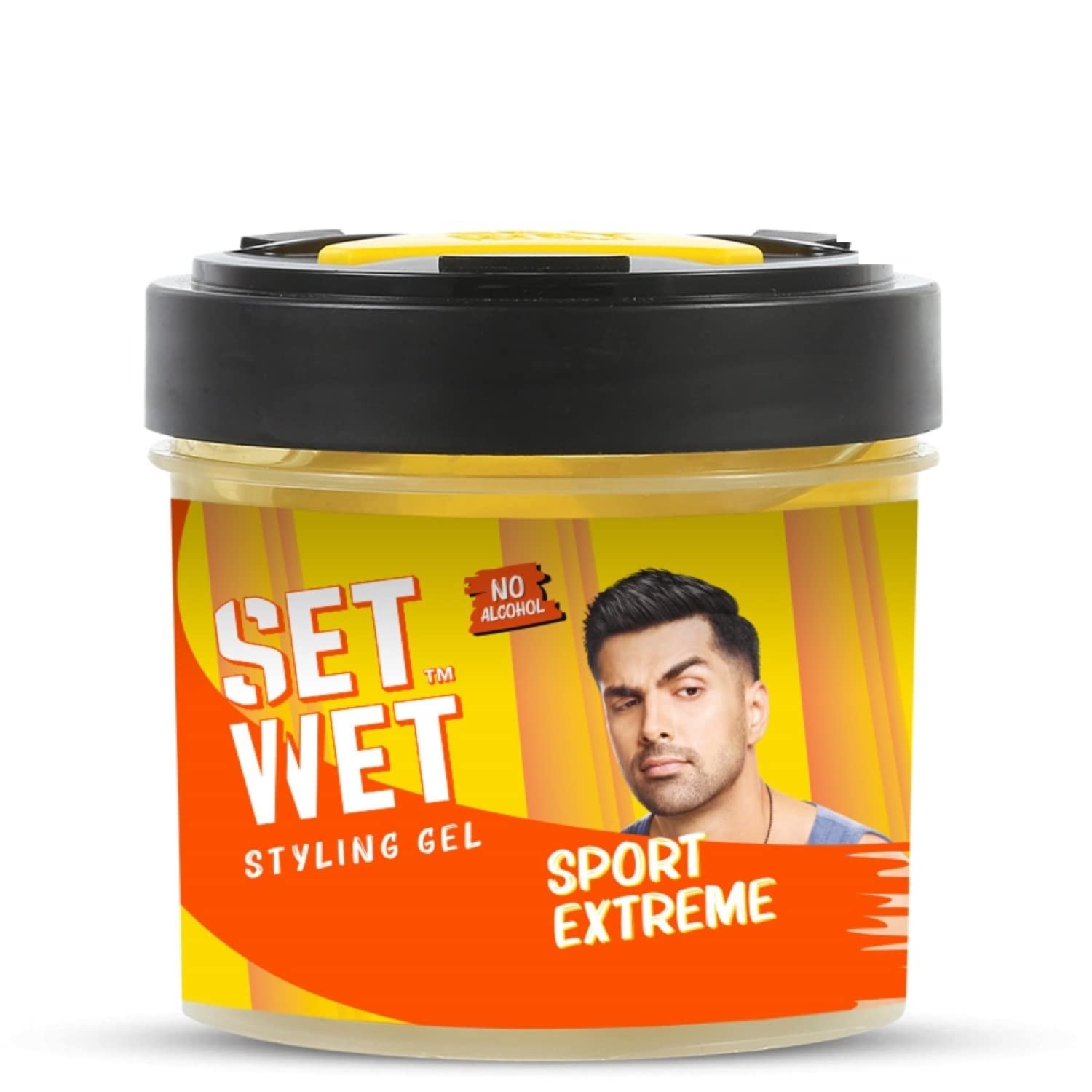 Set Wet Sport Extreme men's hair gel container, 250 ml