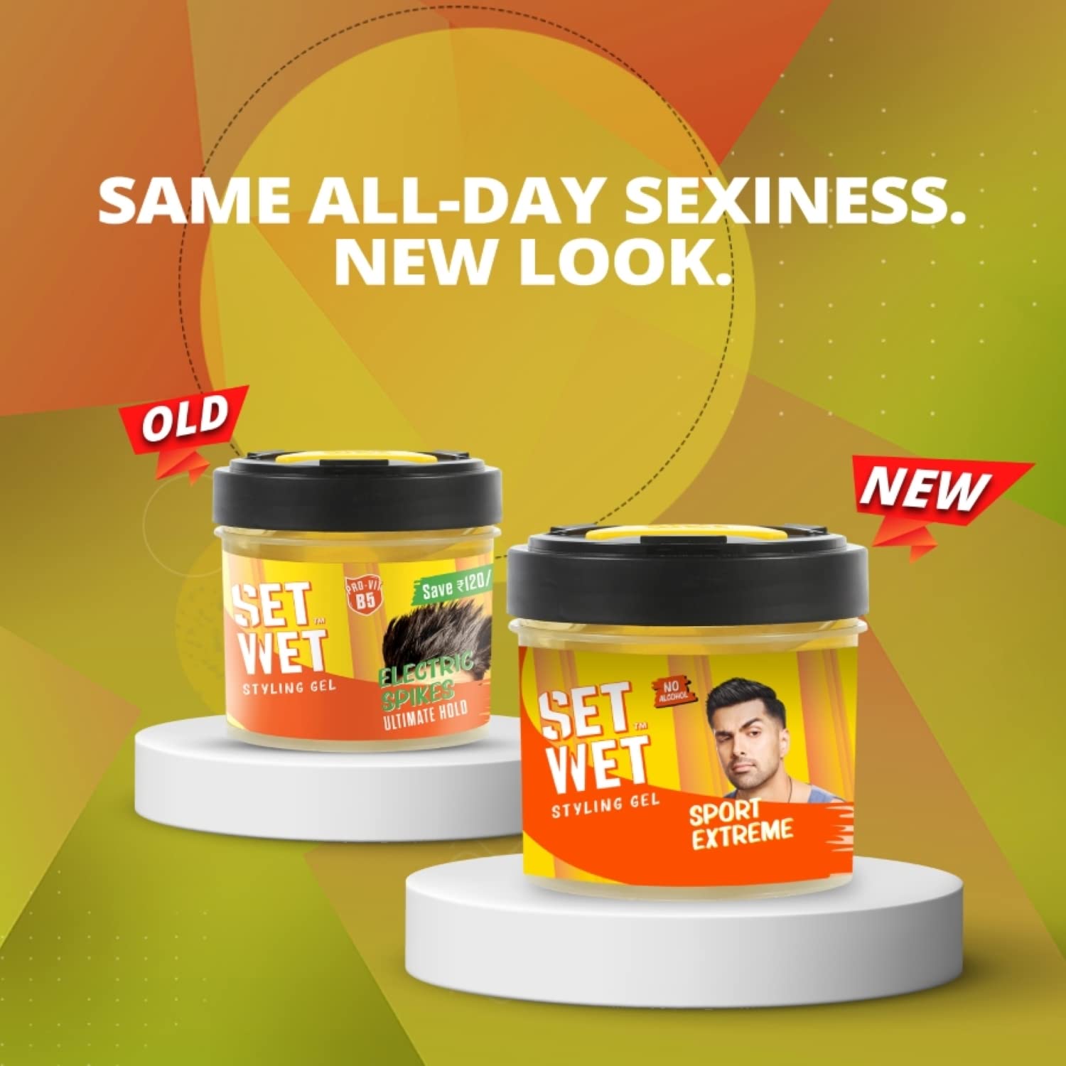 Set Wet Styling Hair Gel for Men - Sport Extreme, 250gm – view 2