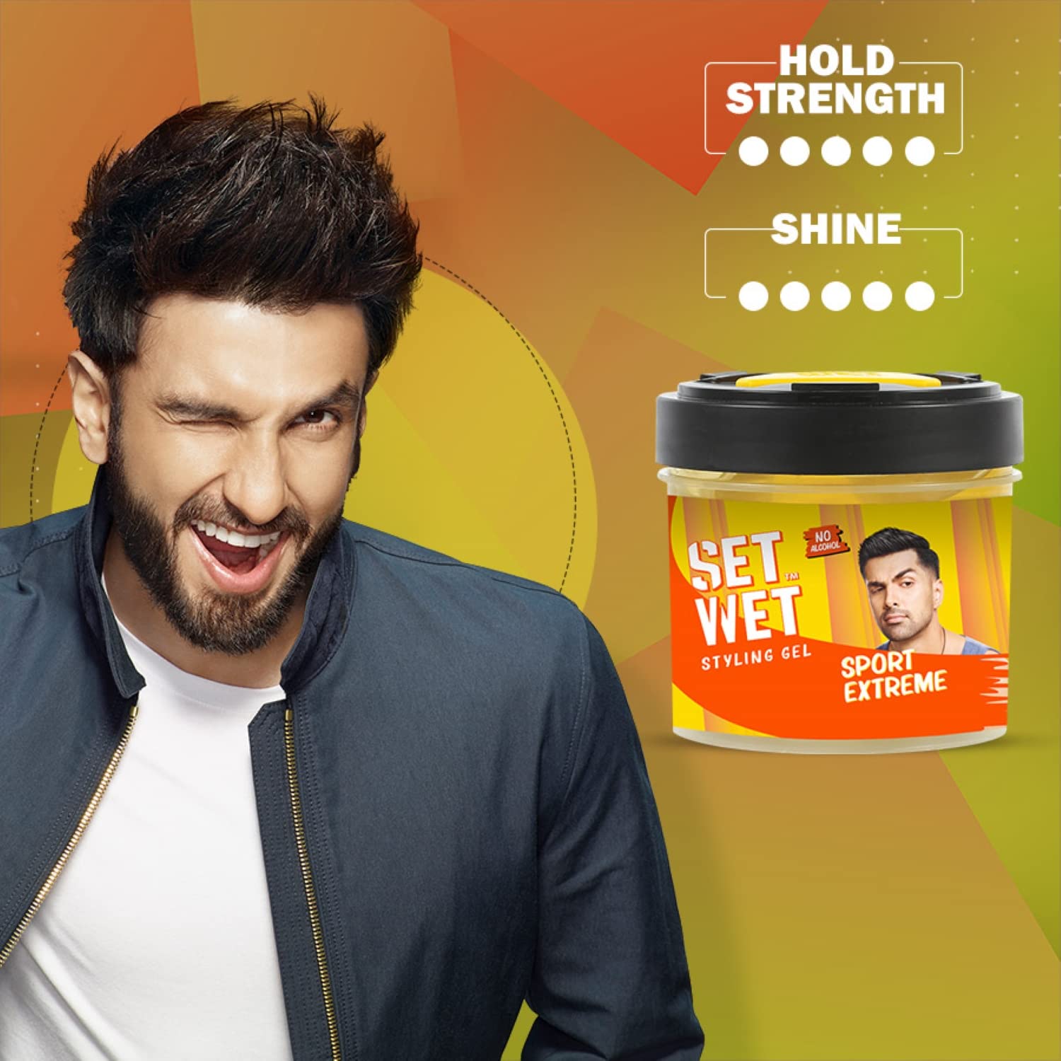 Set Wet Styling Hair Gel for Men - Sport Extreme, 250gm – view 4