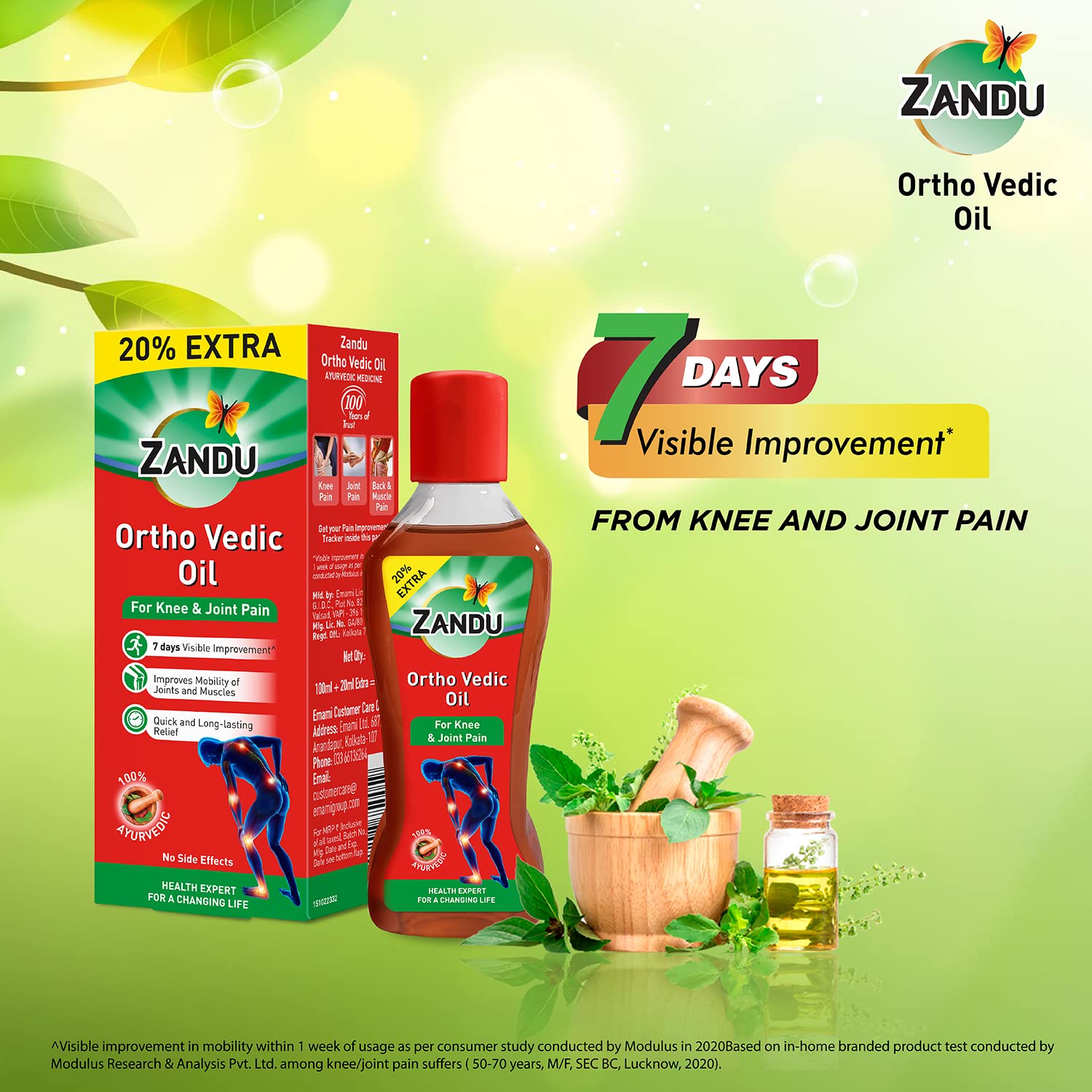 Zandu Ortho Vedic Oil - 60ml – view 3