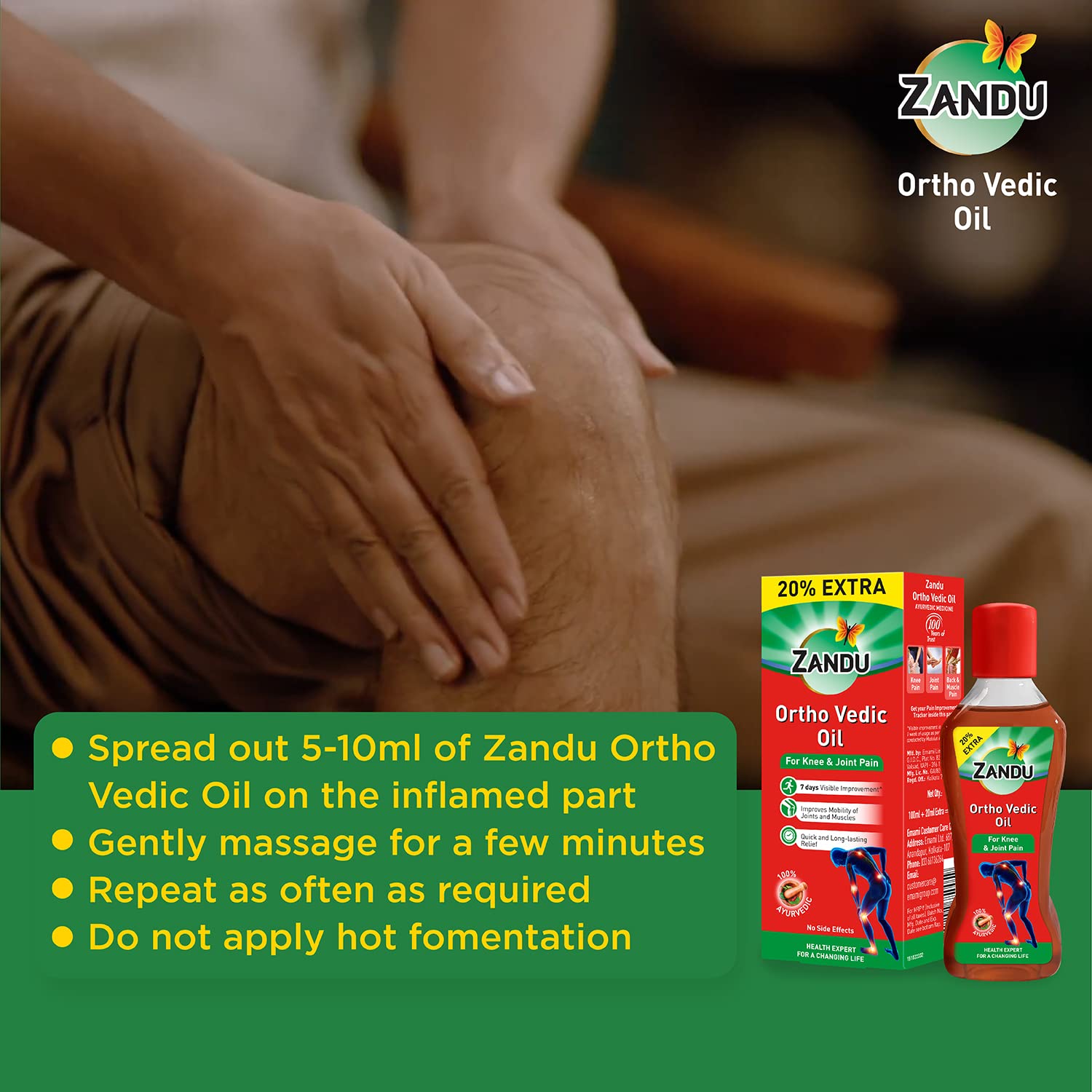 Zandu Ortho Vedic Oil - 60ml – view 8