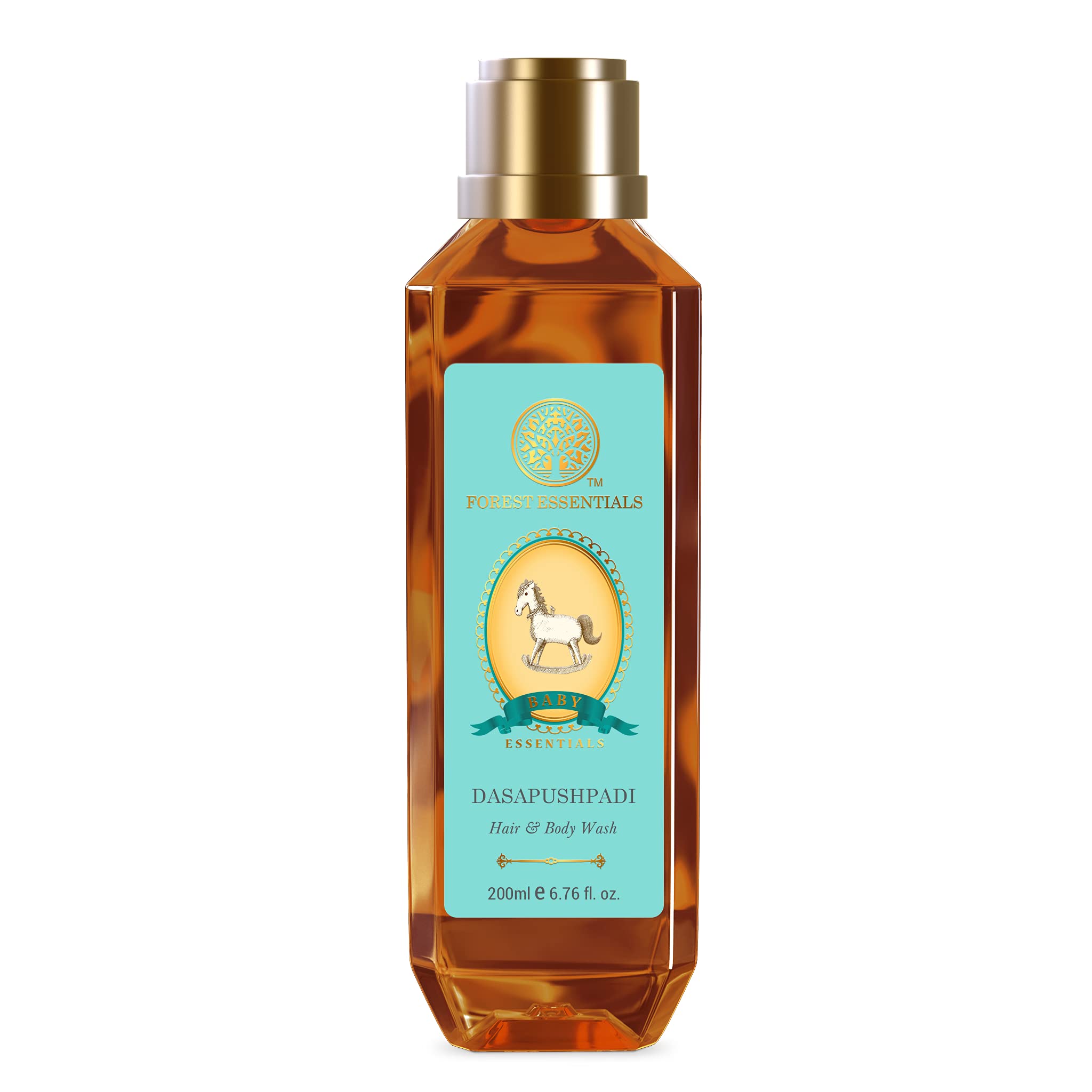 Forest Essentials Delicate Facial Cleanser Kashmiri Saffron & Neem& Forest Essentials Dasapushpadi Baby Hair And Body Wash – view 5