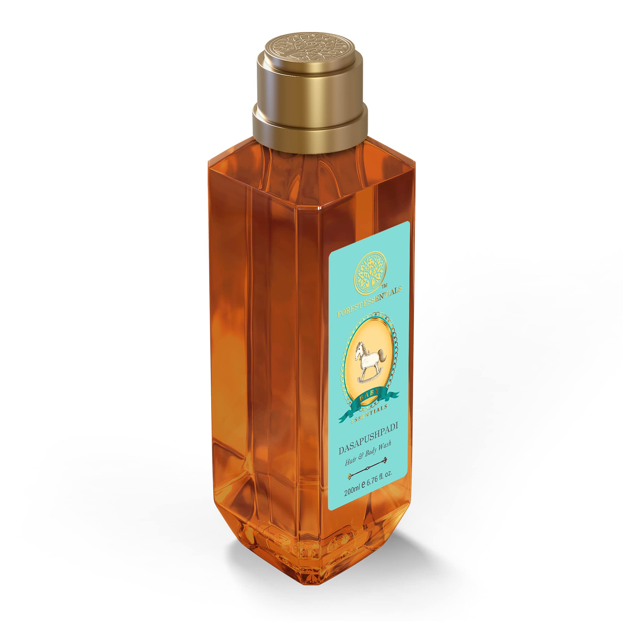 Forest Essentials Delicate Facial Cleanser Kashmiri Saffron & Neem& Forest Essentials Dasapushpadi Baby Hair And Body Wash – view 6