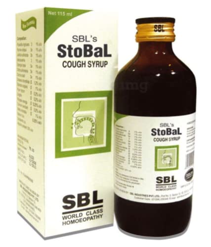SBL Stobal cough syrup 115 ml bottle front pack