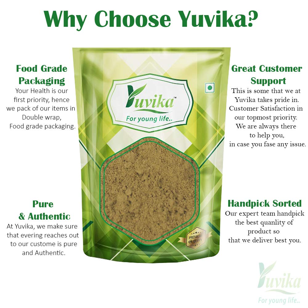 YUVIKA Senna Leaves Powder - Sanay Leaves Powder - Cassia Angustifolia - Senna Alexandrina 200 Grams – view 3
