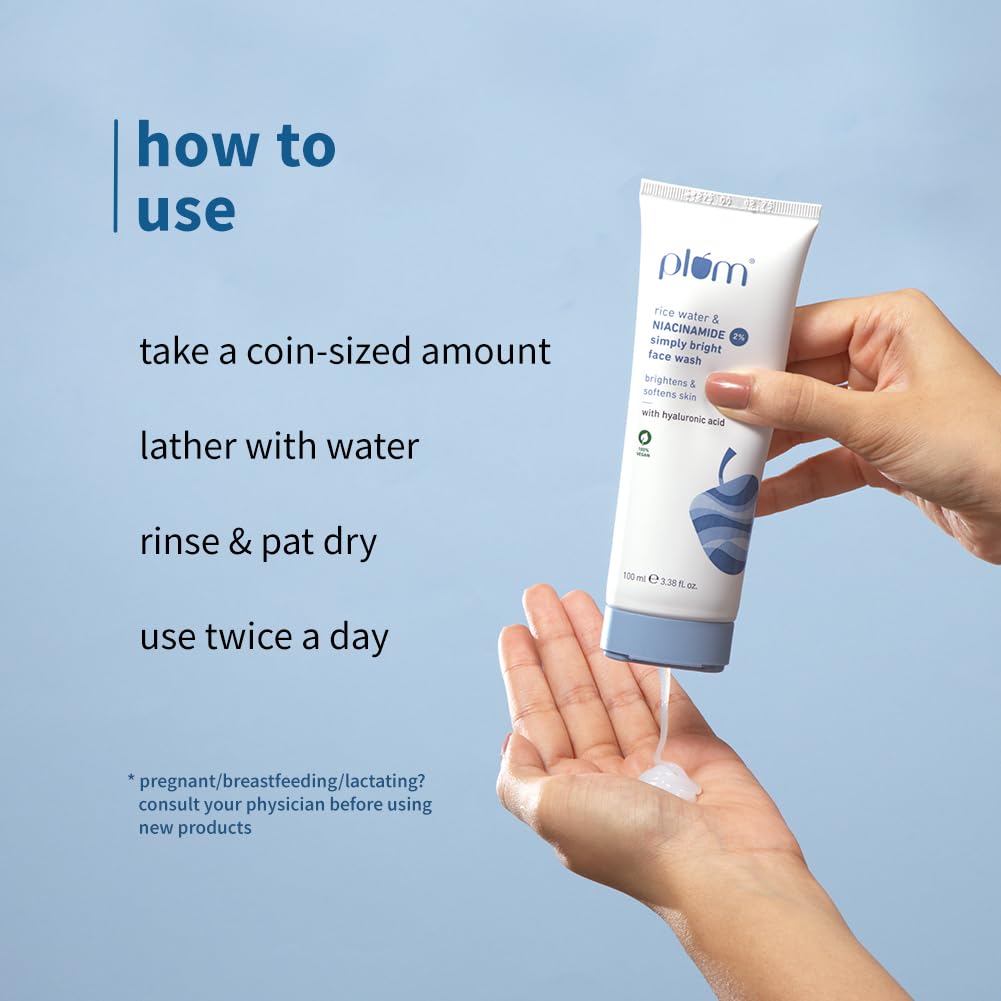 Plum Rice Water & 2% Niacinamide Face Wash 100ml – view 6