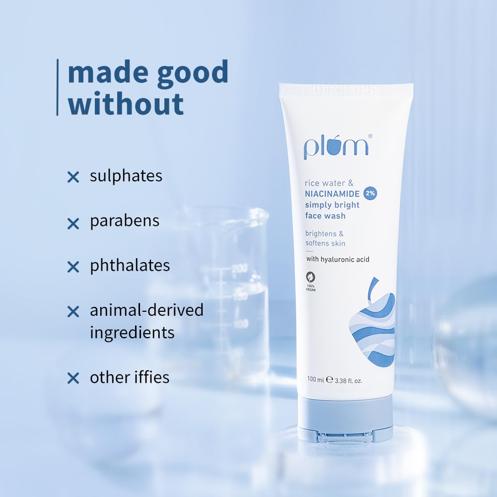 Plum Rice Water & 2% Niacinamide Face Wash 100ml – view 7