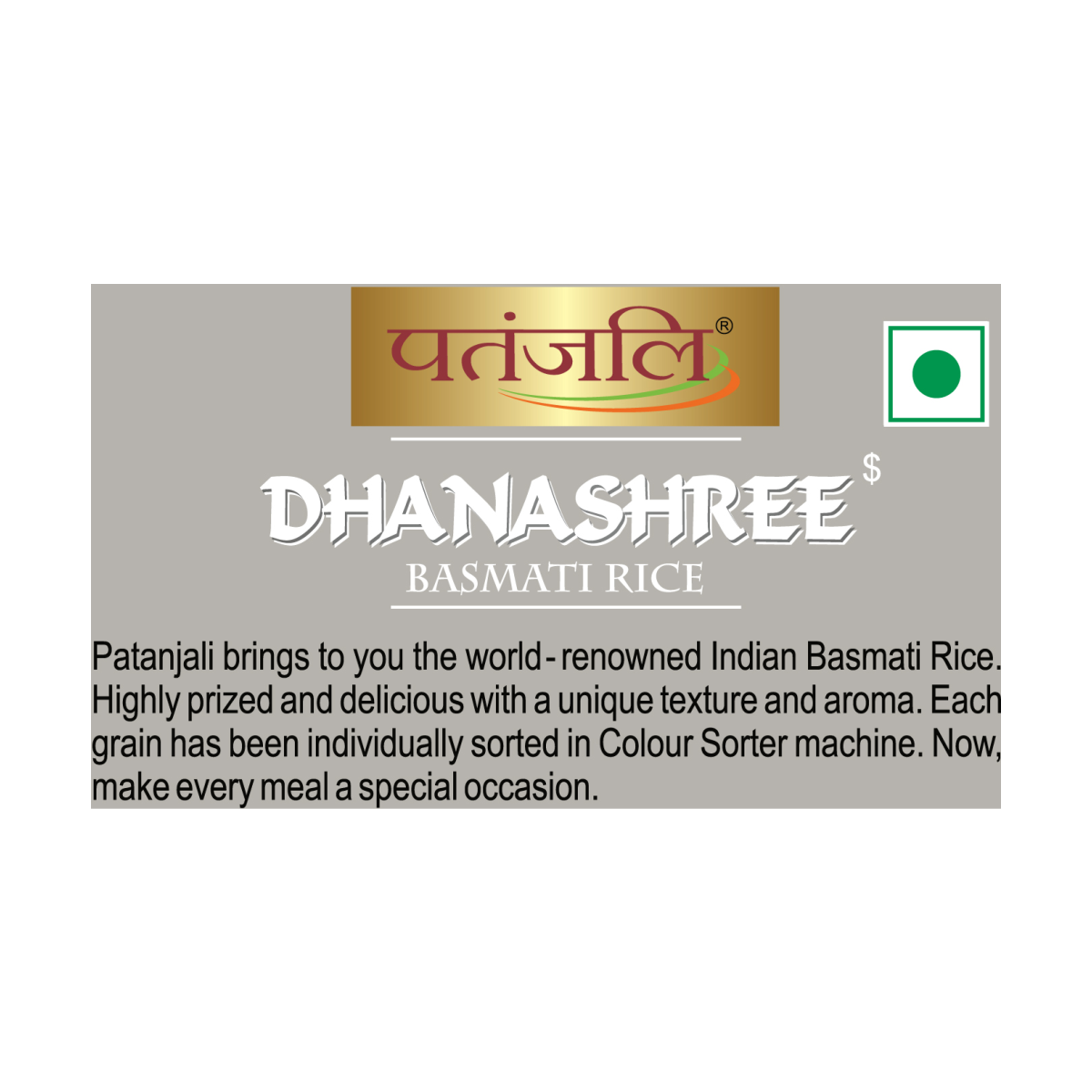 Patanjali Dhanshree Basmati Rice 1 kg – view 3