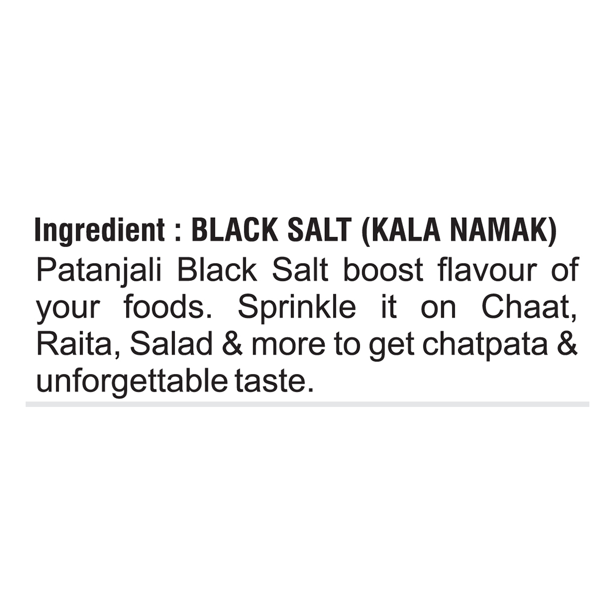 Patanjali Kala Namak 100 g – view 3