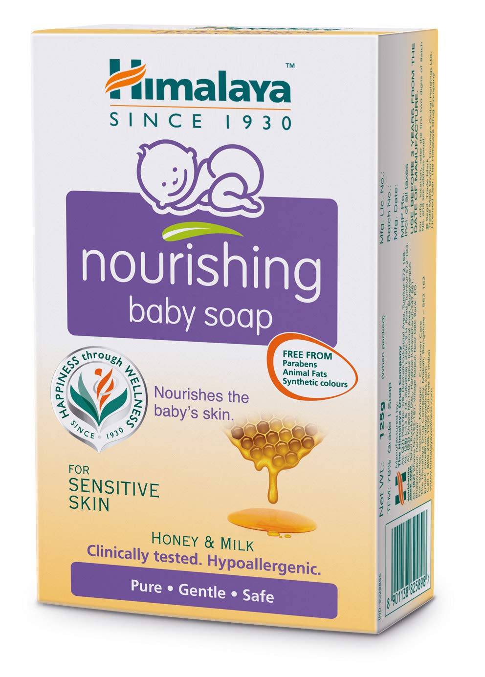 Himalaya baby soap bar with milk and honey for babies