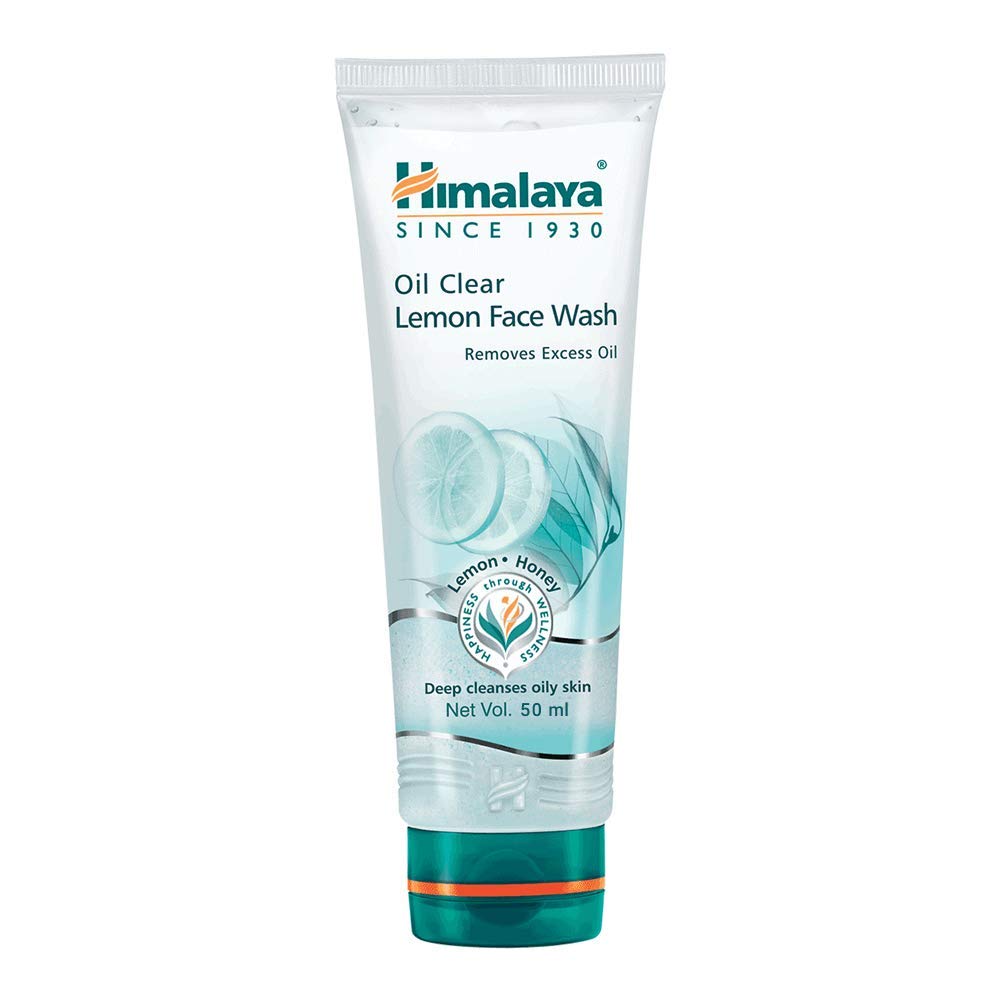 Front pack of Himalaya Oil Clear Lemon Face Wash 50 ml