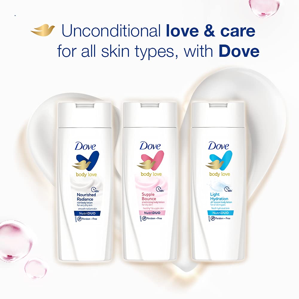 Dove Body Love Supple Bounce Body Lotion for Dry Skin 48Hrs Moisturisation Paraben Free, with Plant based Moisturiser For Supple Healthy Skin 90ml – view 7