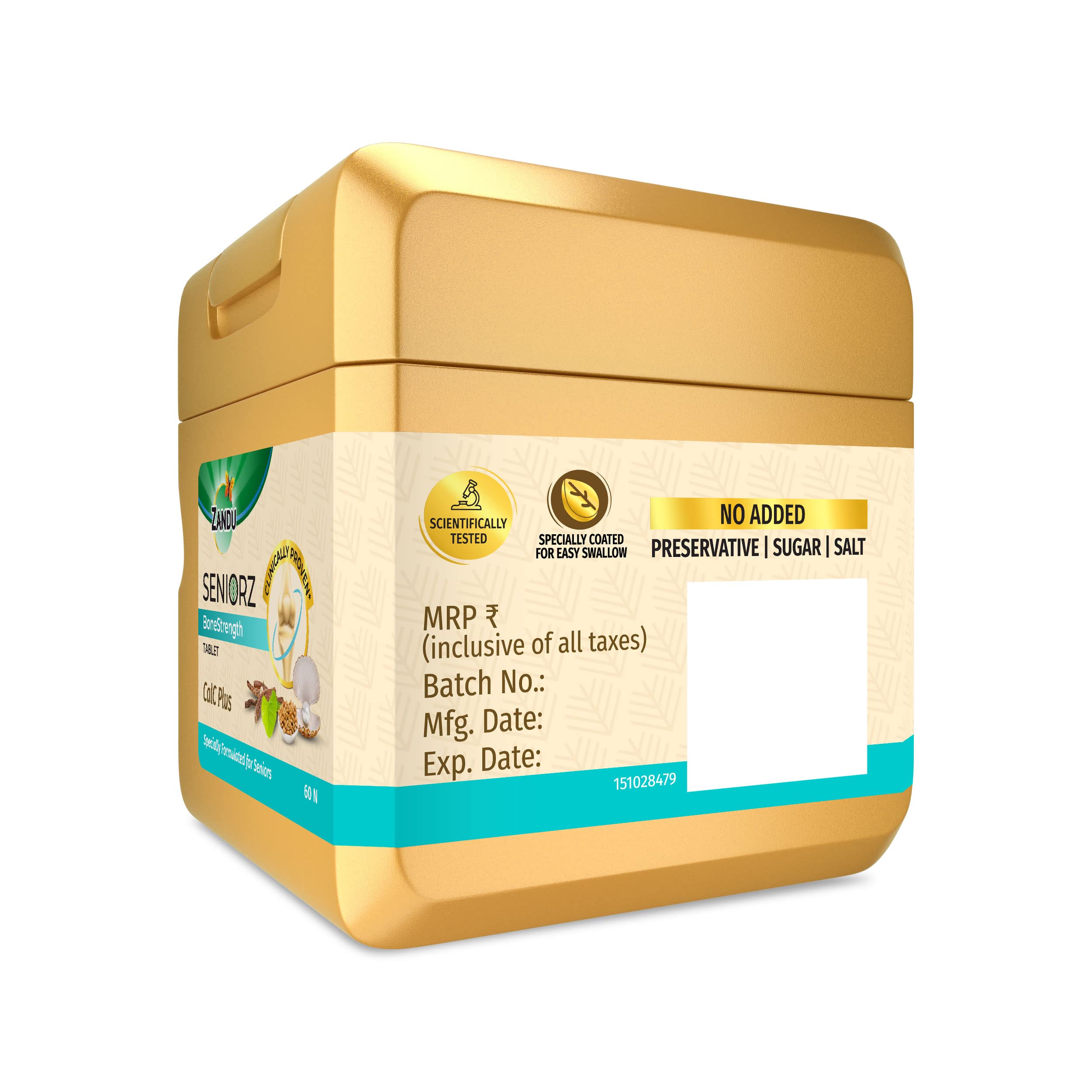 Zandu Seniorz BoneStrength Tablet – view 5