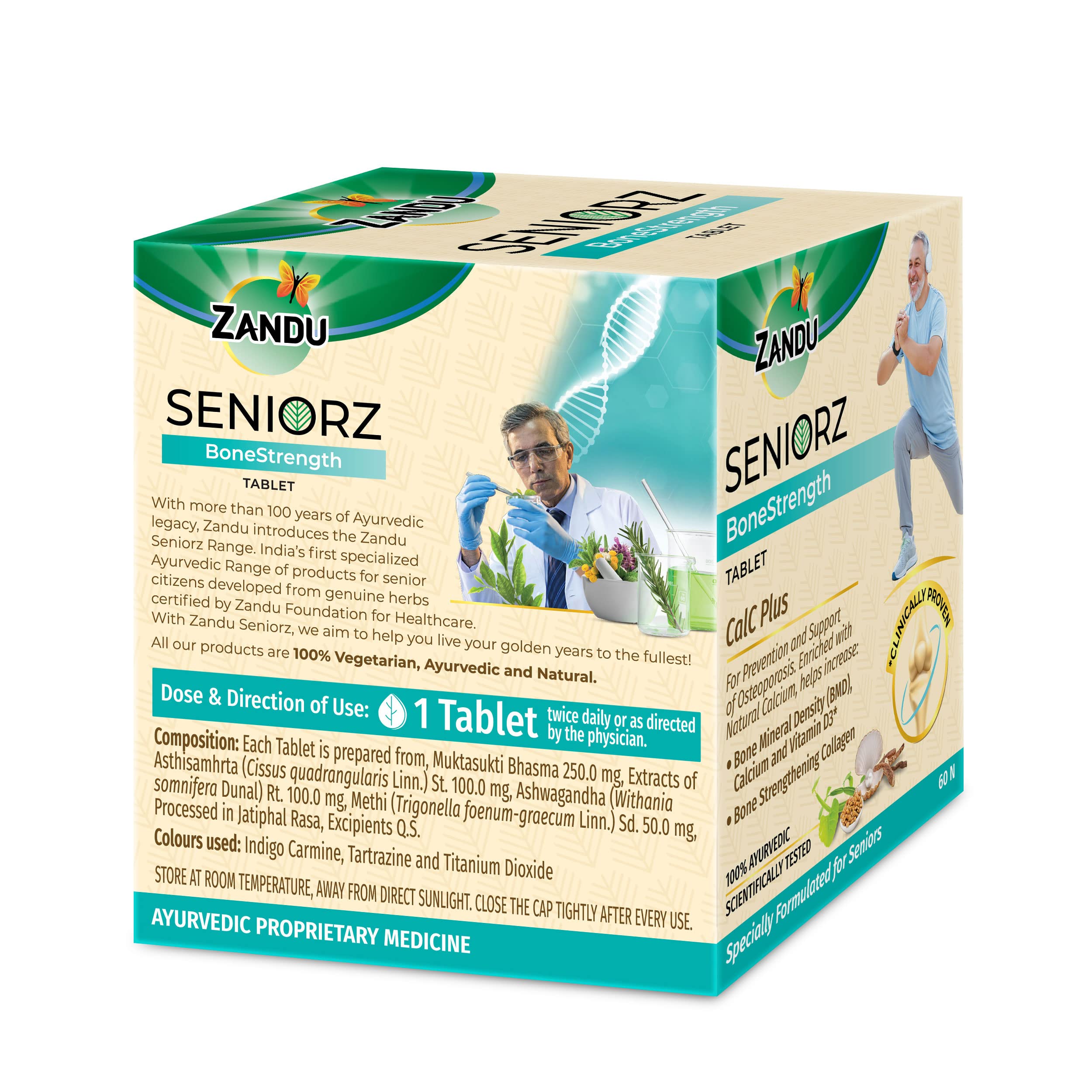Zandu Seniorz BoneStrength Tablet – view 7