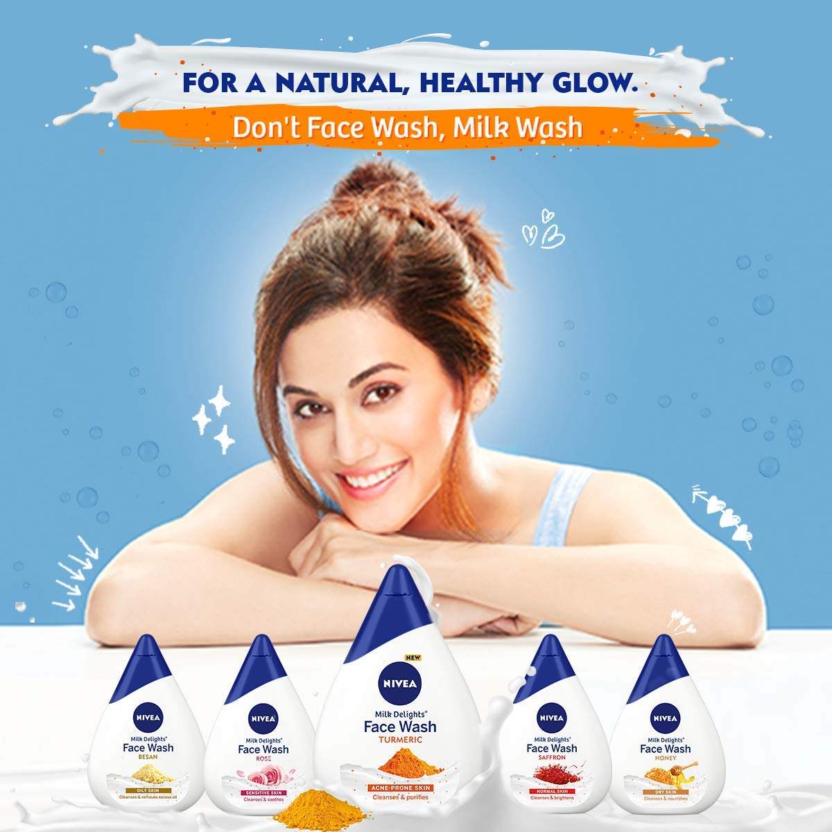 NIVEA Milk Delights Turmeric Face Wash 100ml – view 6