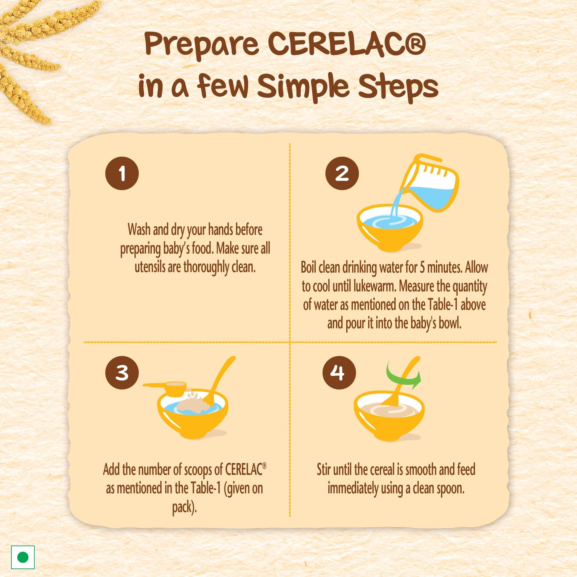 Nestle Cerelac Baby Cereal with Milk , Wheat Apple Cherry ,Stage 2, From 8 to 24 Months , Source of Iron & Protein , 300g – view 6