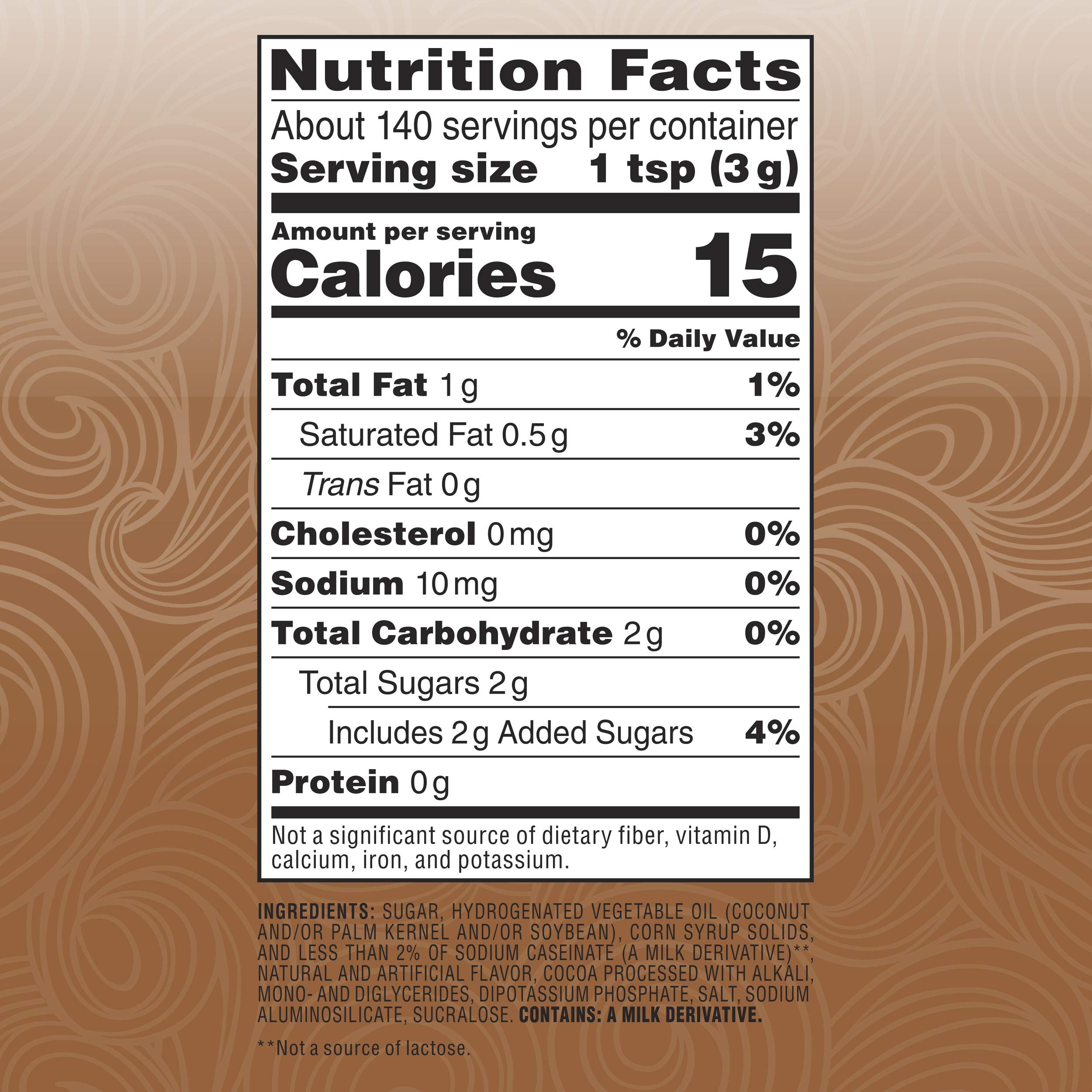 Nestle Chocolate Crème Coffee Mate Bottle, 425 g – view 6