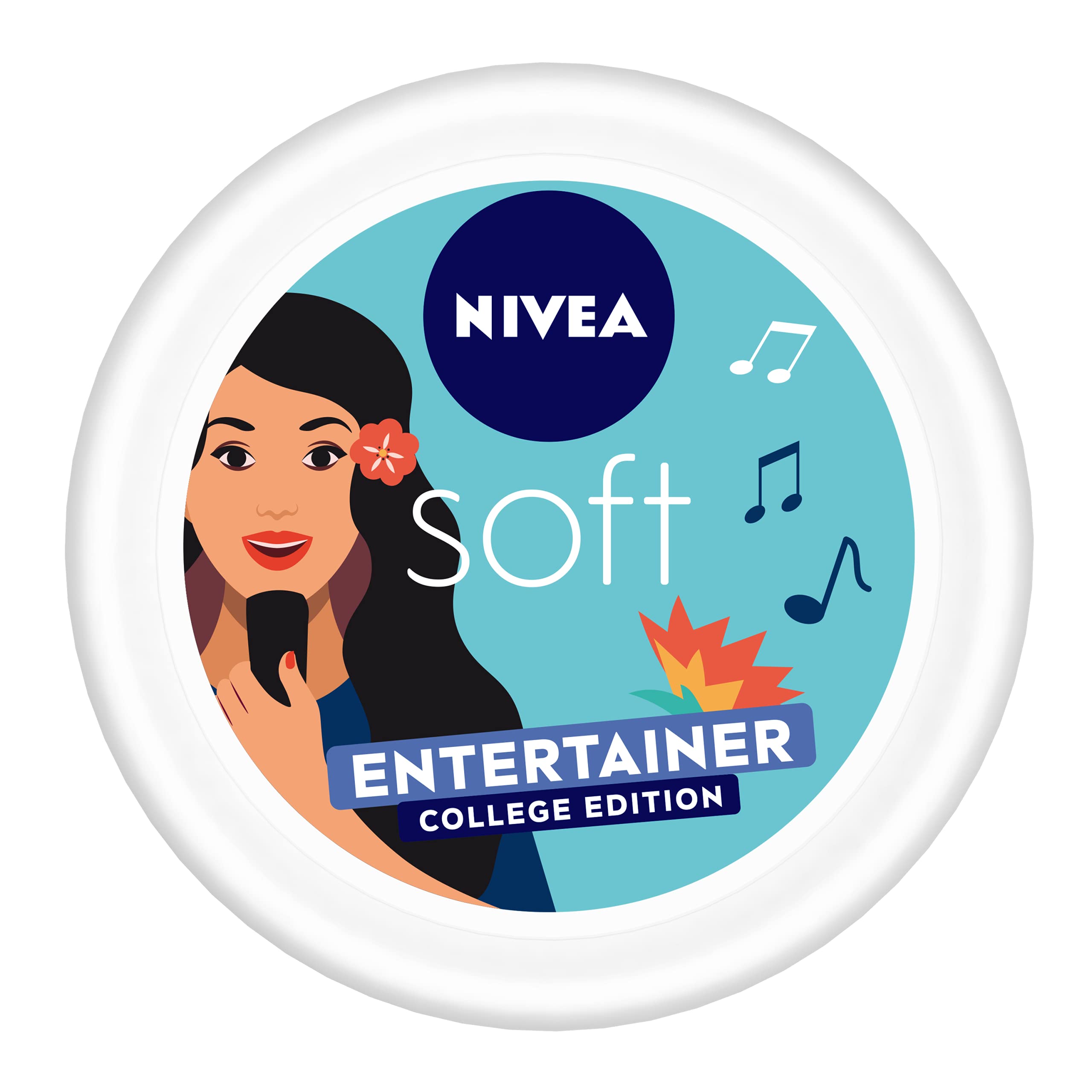 Nivea Soft Moisturizer College Edition 200 ml cream tub