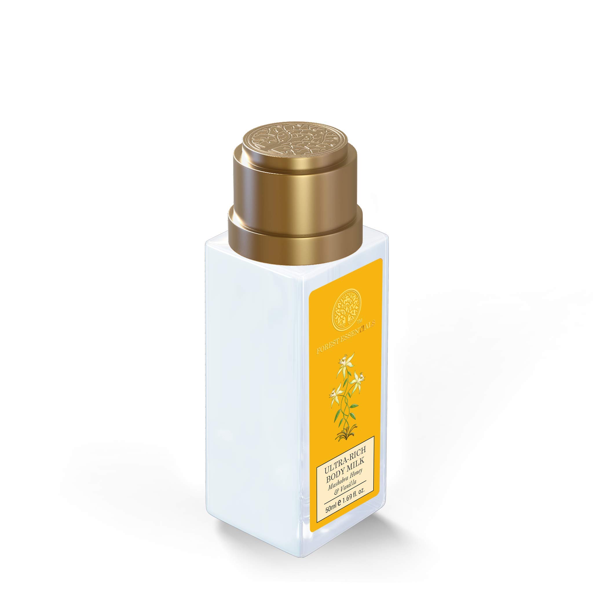 Forest Essentials Delicate Facial Cleanser Kashmiri Saffron & Neem& Forest Essentials Ultra-Rich Body Milk Mashobra Honey & Vanilla – view 6