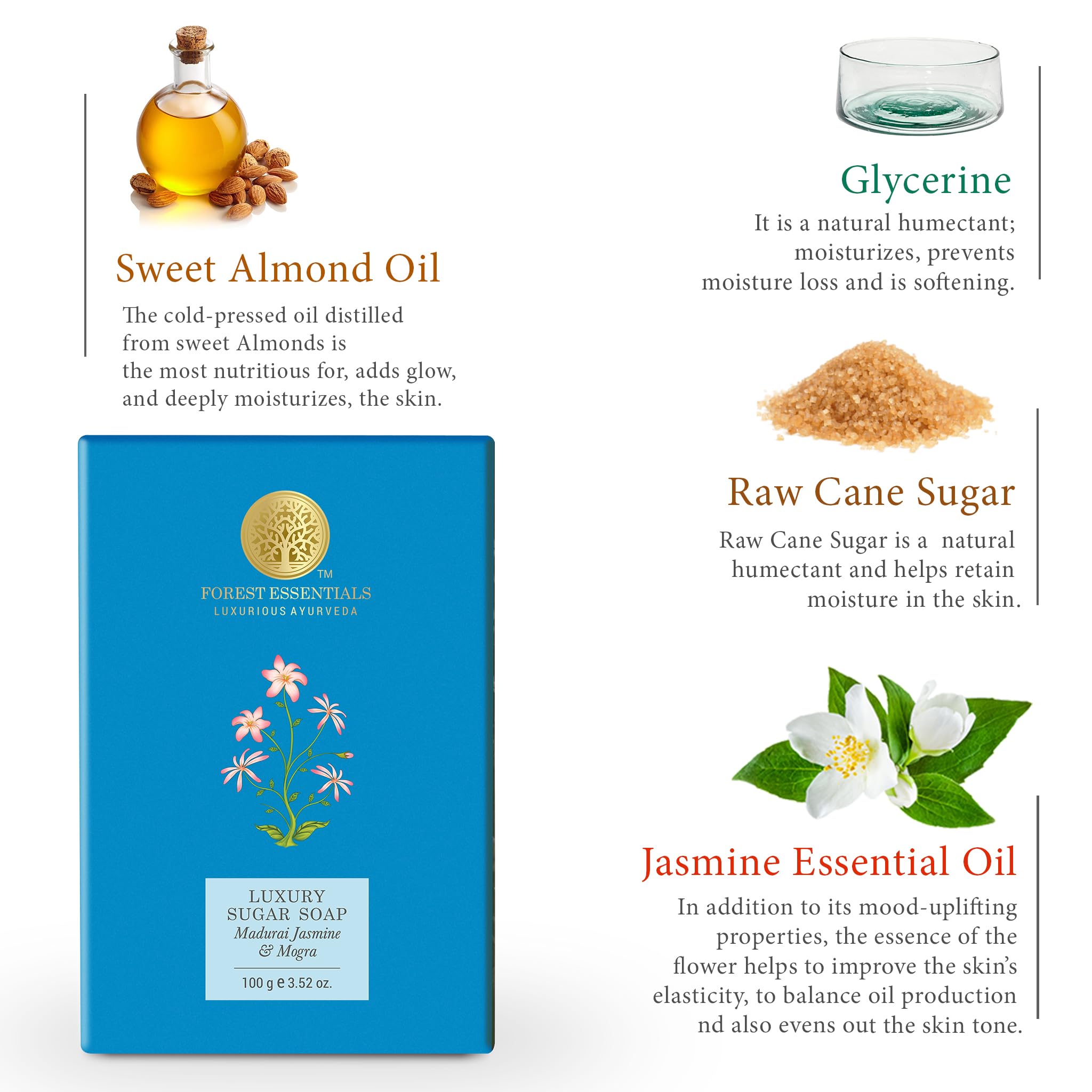 Forest Essentials Luxury Sugar Soap – view 4