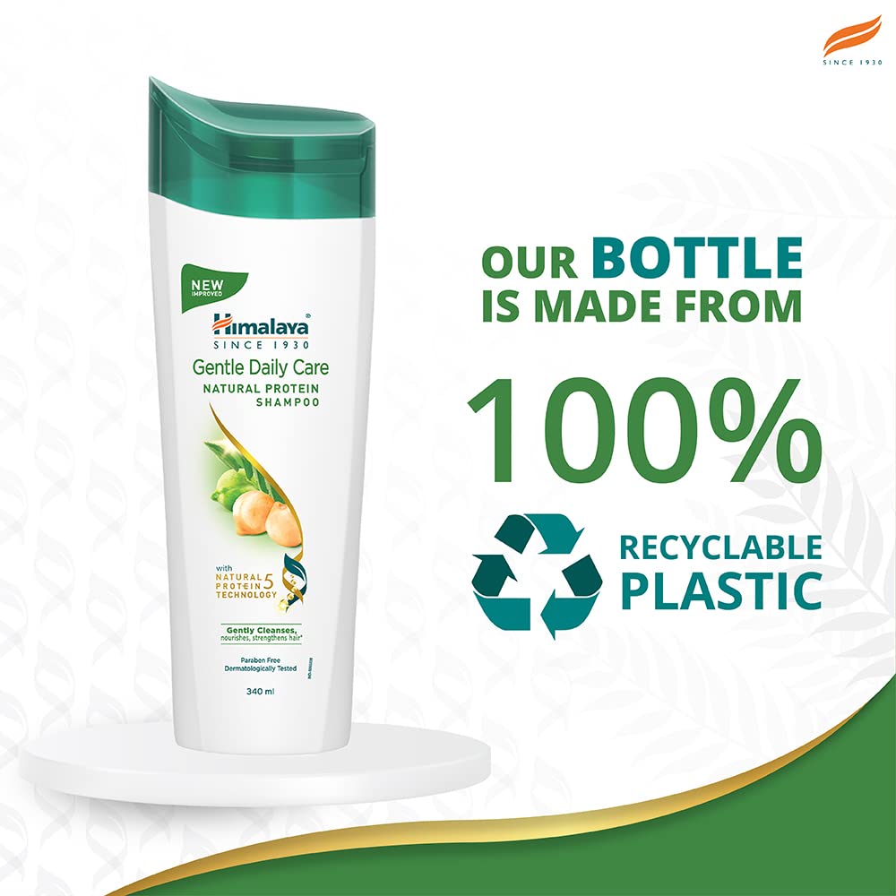 Himalaya Gentle Daily Care Natural Protein Shampoo, With Chickpea, Licorice & Amla, For Women & Men, 340 ml – view 7
