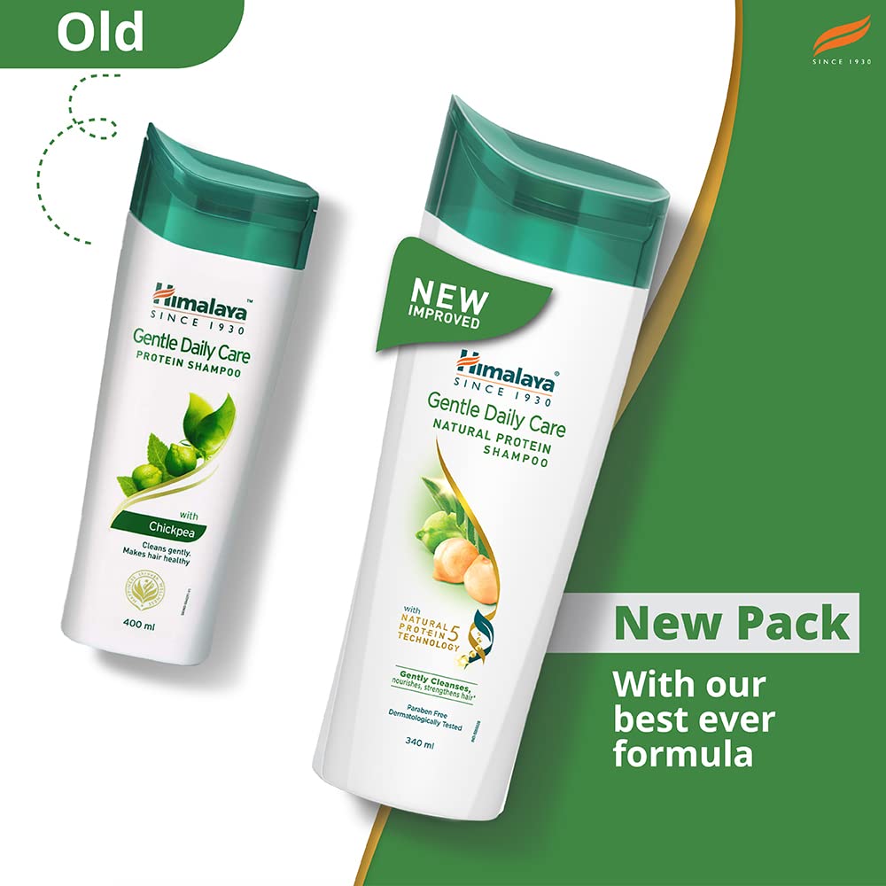 Himalaya Gentle Daily Care Natural Protein Shampoo, With Chickpea, Licorice & Amla, For Women & Men, 340 ml – view 8