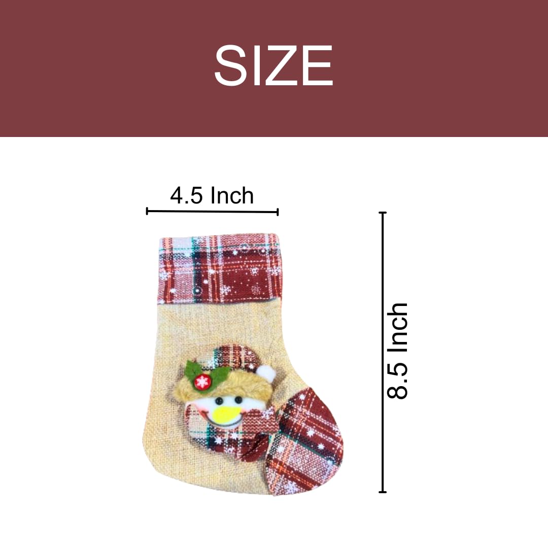 Wanna Party Christmas Stockings Decoration Christmas Hanging Socks Suitable for Christmas Tree Ornament Items Xmas Home Wall Decor- Set of 1 – view 6