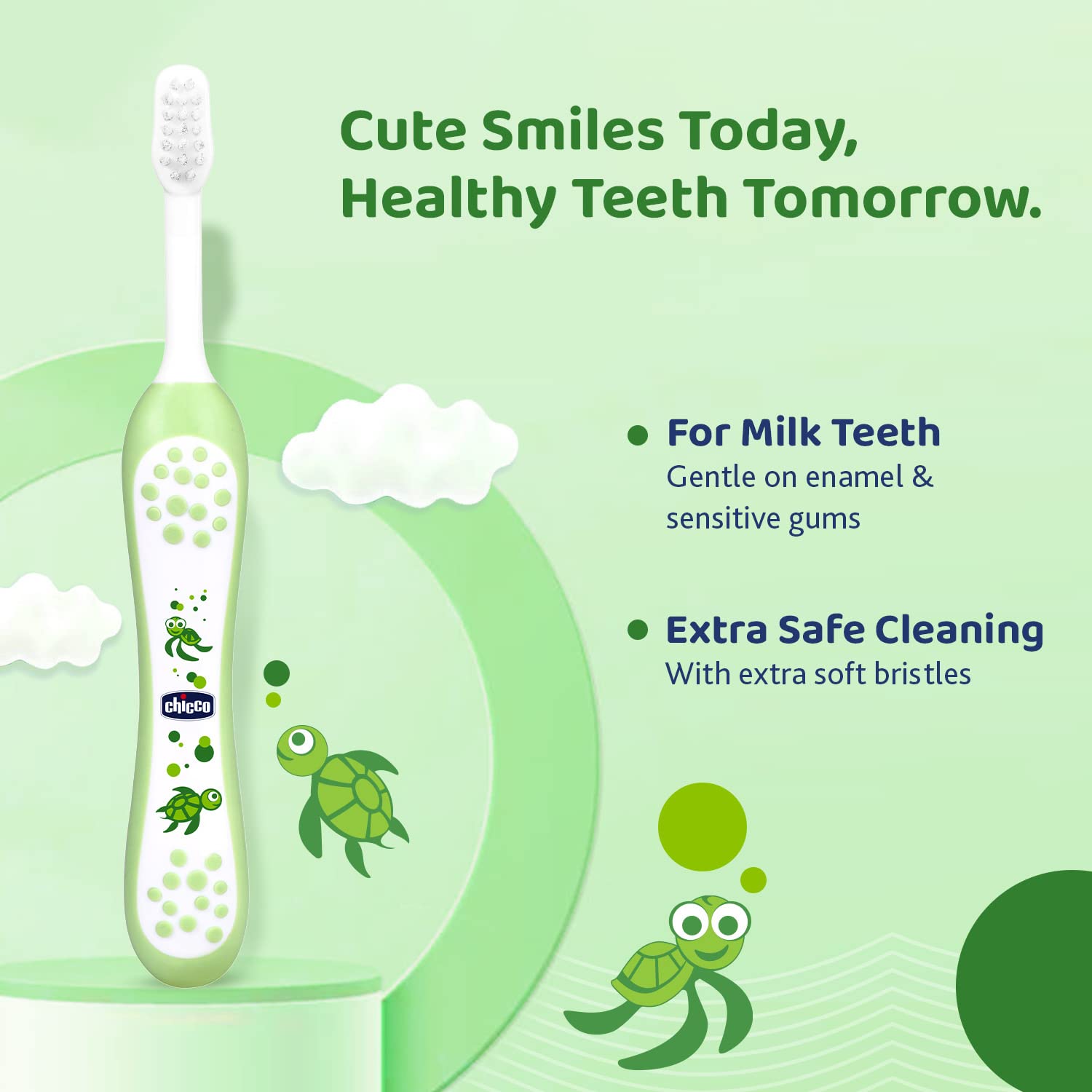 Chicco Toothbrush Green 6M-36M – view 2