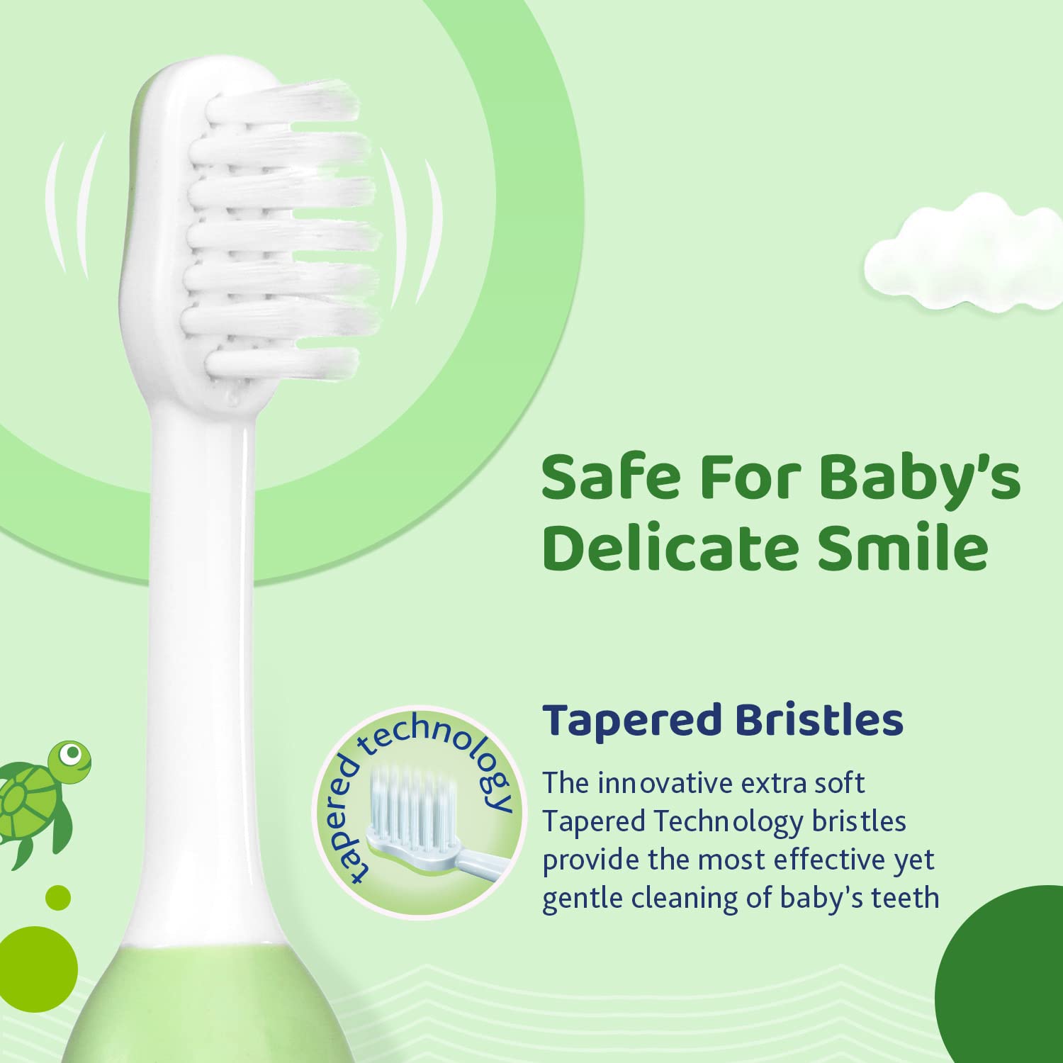 Chicco Toothbrush Green 6M-36M – view 3