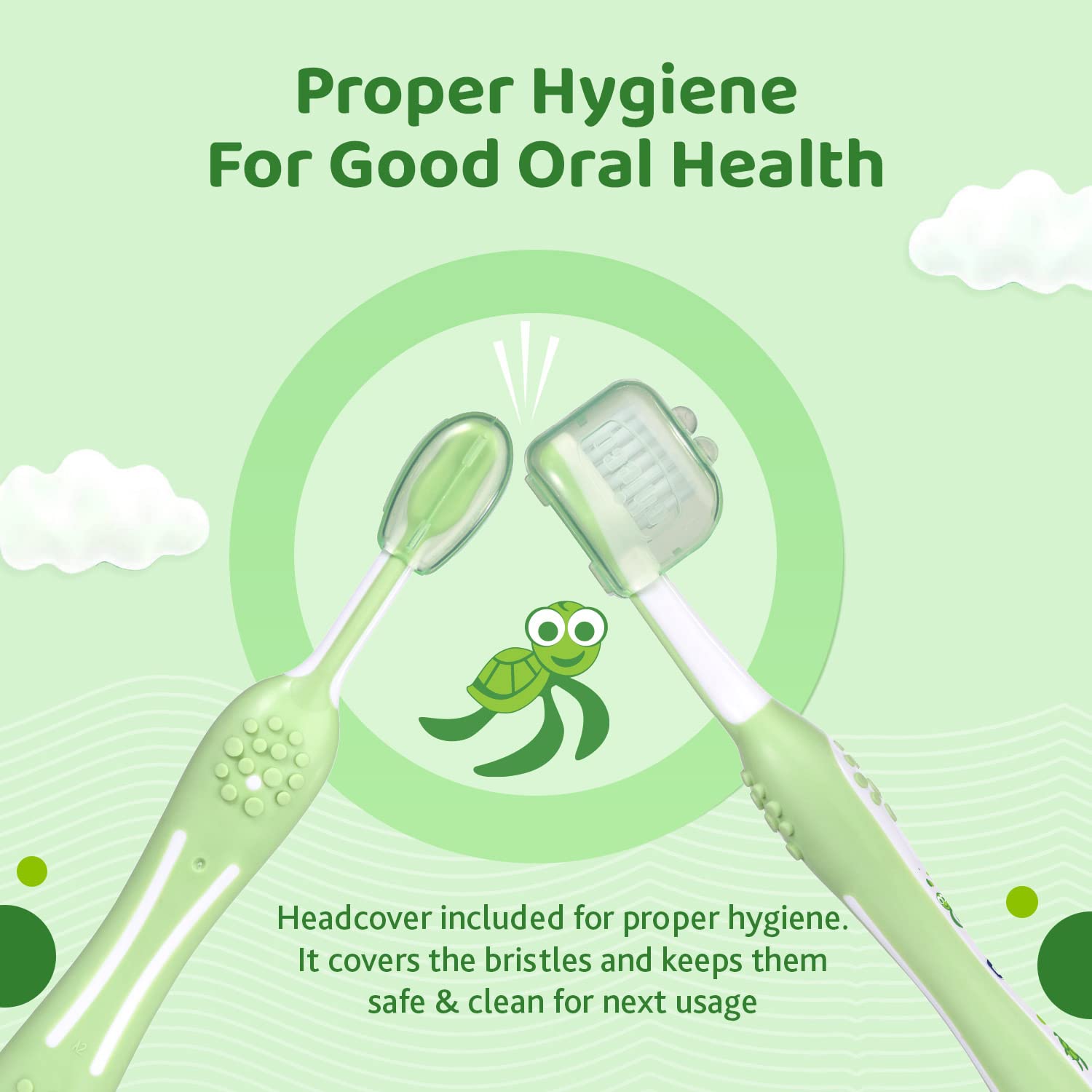 Chicco Toothbrush Green 6M-36M – view 5
