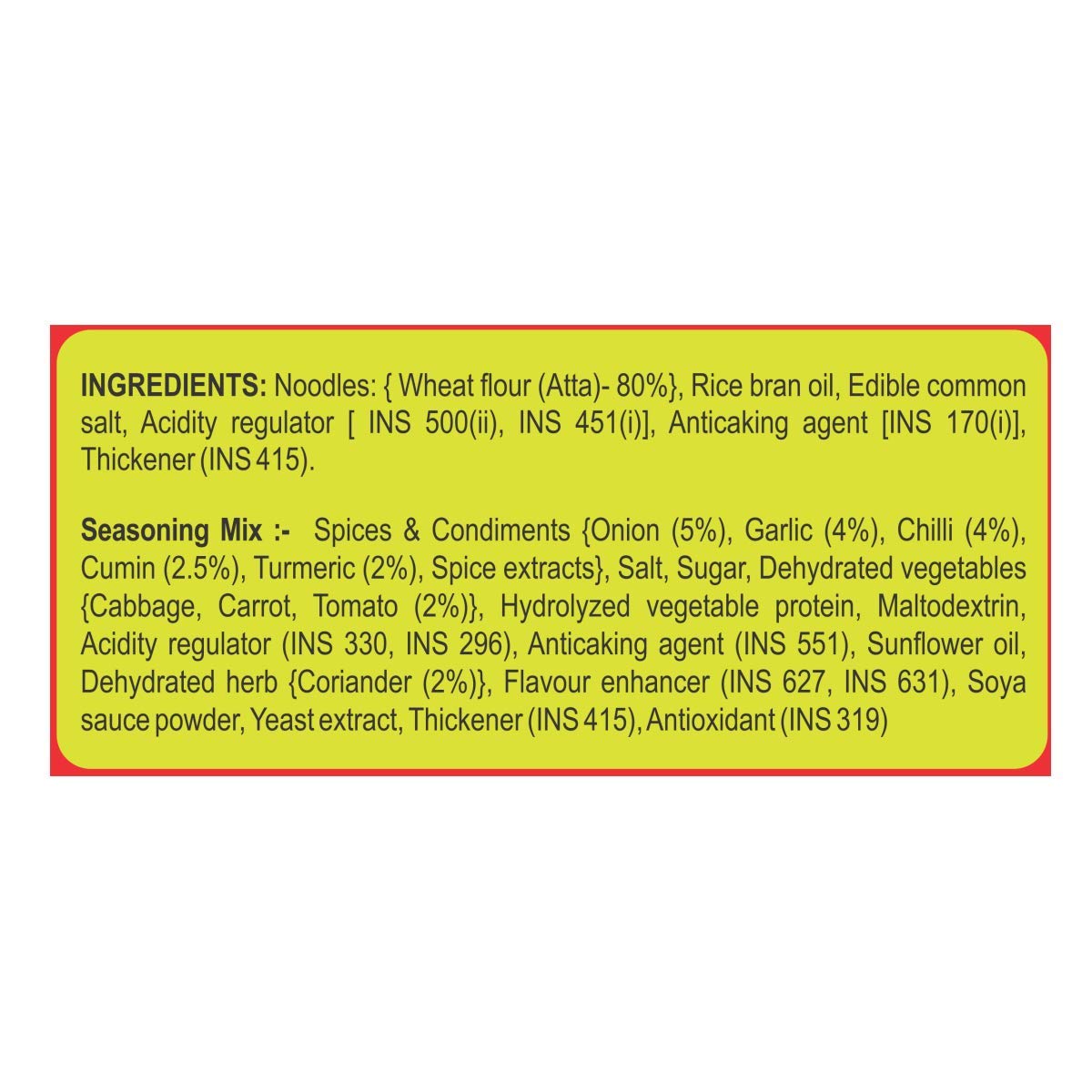 Patanjali Vegetarian Atta Noodles Chatpataa, 240 Grams – view 5