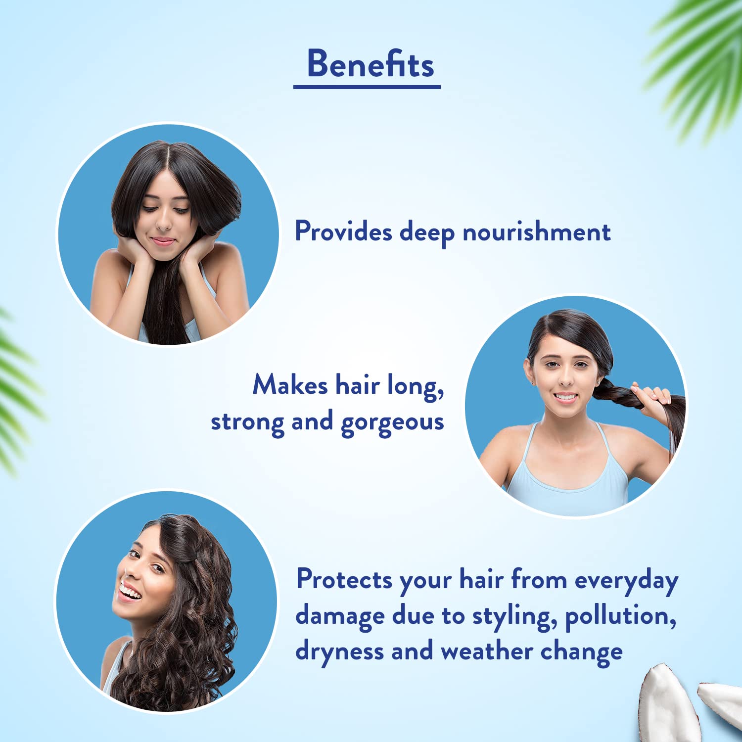 Parachute Advansed Gold Coconut Hair Oil, Pure Coconut Oil, Vitamin E for Long, Strong & Gorgeous Hair, 400 ml – view 2