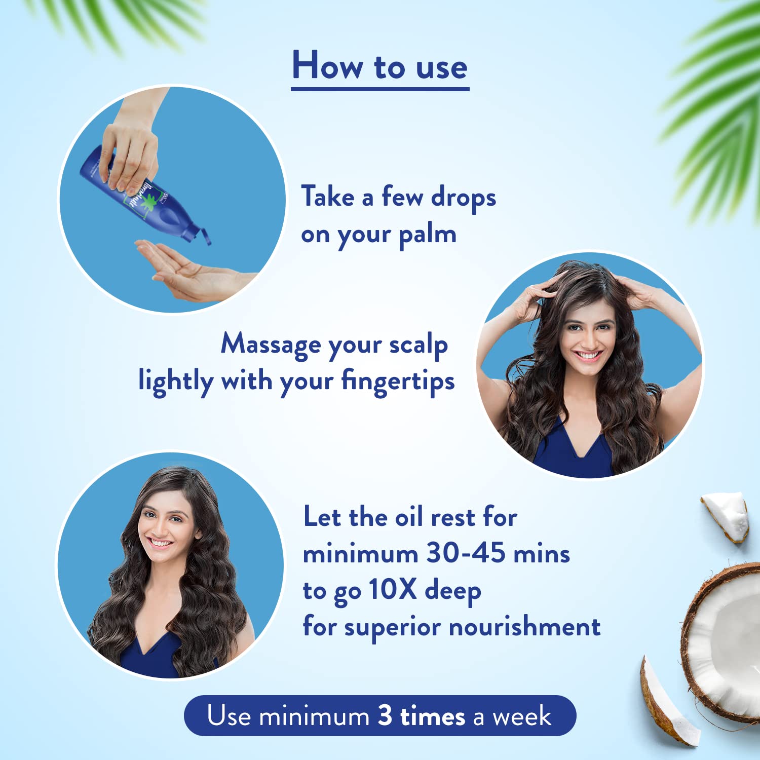 Parachute Advansed Gold Coconut Hair Oil, Pure Coconut Oil, Vitamin E for Long, Strong & Gorgeous Hair, 400 ml – view 5