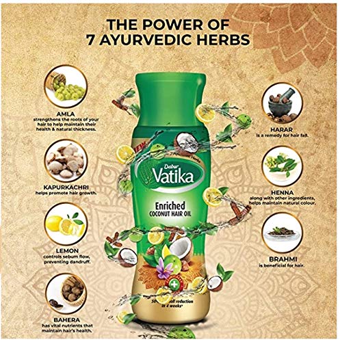 DABUR Vatika Hair Oil, 150ml, Pack of 1 – view 3