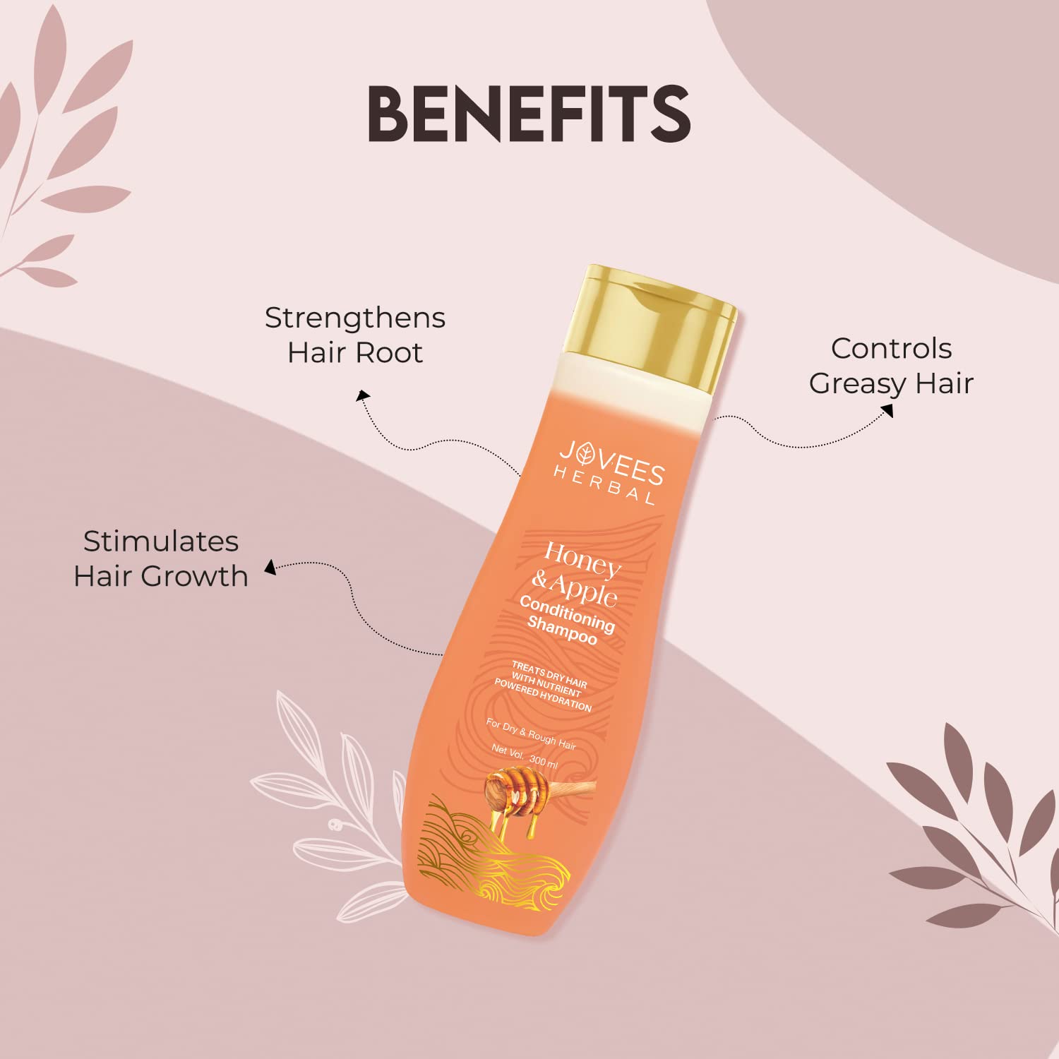 Jovees Herbal Honey & Apple Conditioning Shampoo – view 6