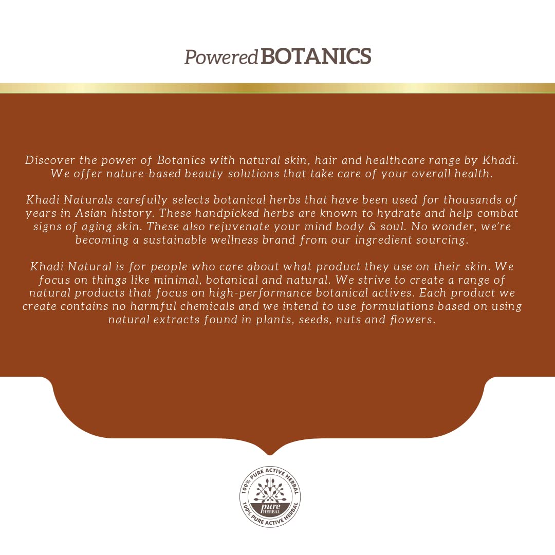 Khadi Natural Moroccan Argan Hair Mask 200gm-Powered Botanics – view 3